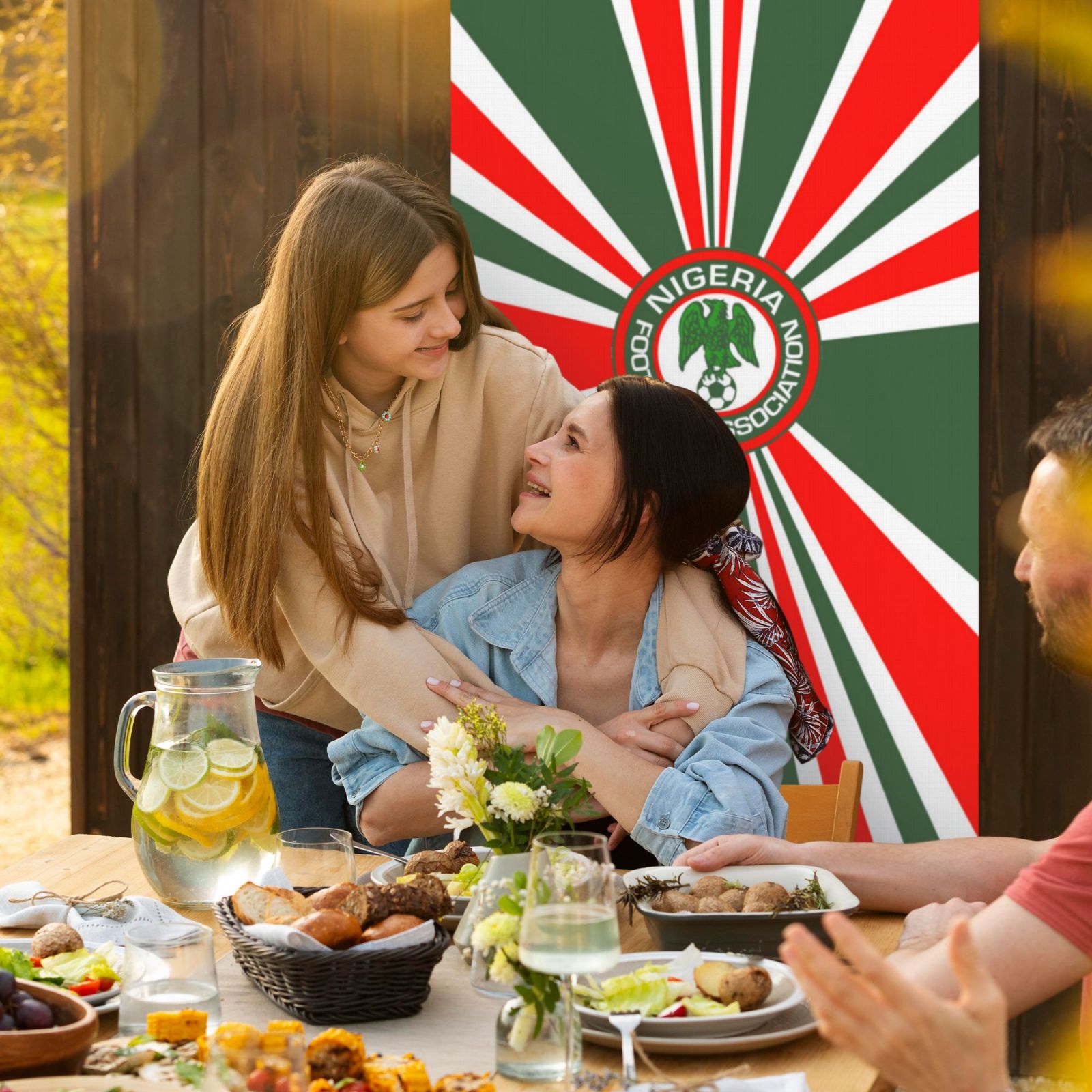 Nigeria Door Cover Decorated Banner DCB2791 - Soccerfana