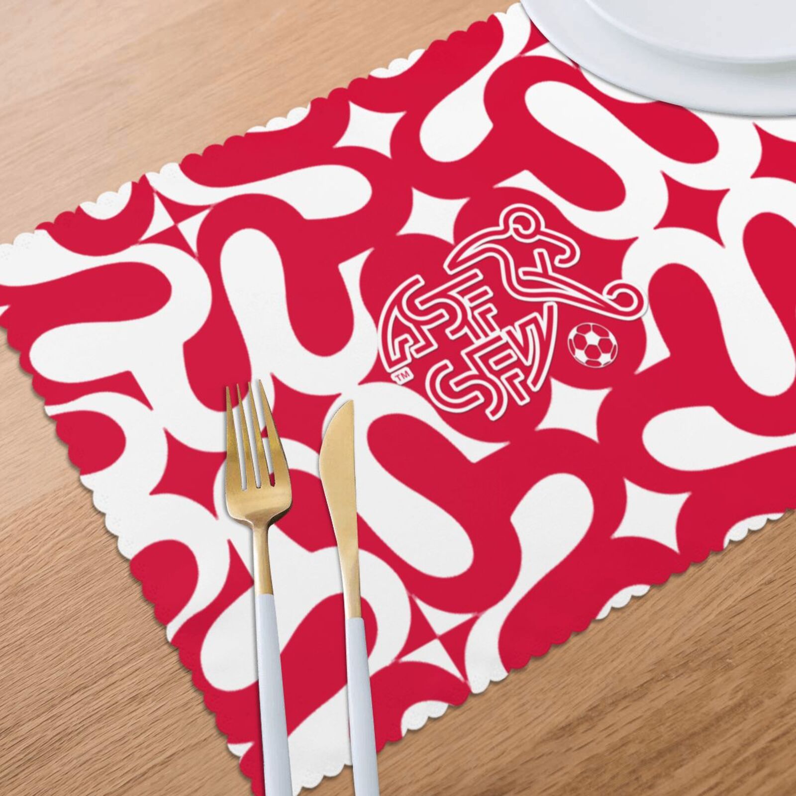 Switzerland Placemat Set Of 6 PFD2265 - Soccerfana