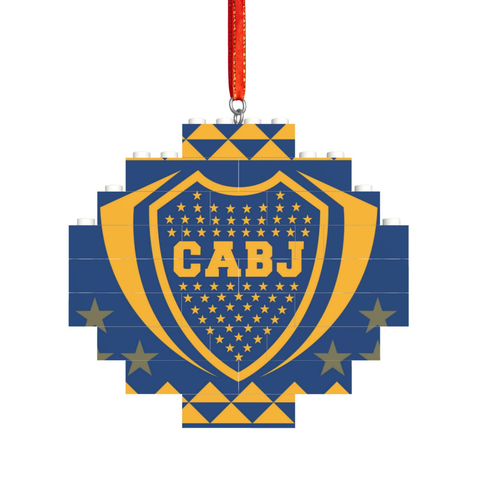 Boca Juniors Building Block Puzzle Ornament BBP2197 - Soccerfana