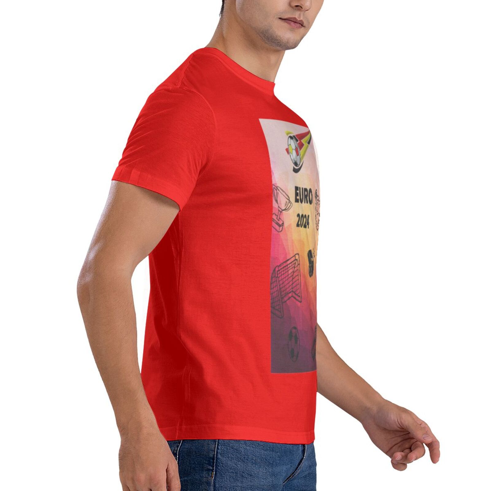 Men's Germany EURO 2024 Basic Short Sleeve T-Shirt BST1771 - Soccerfana