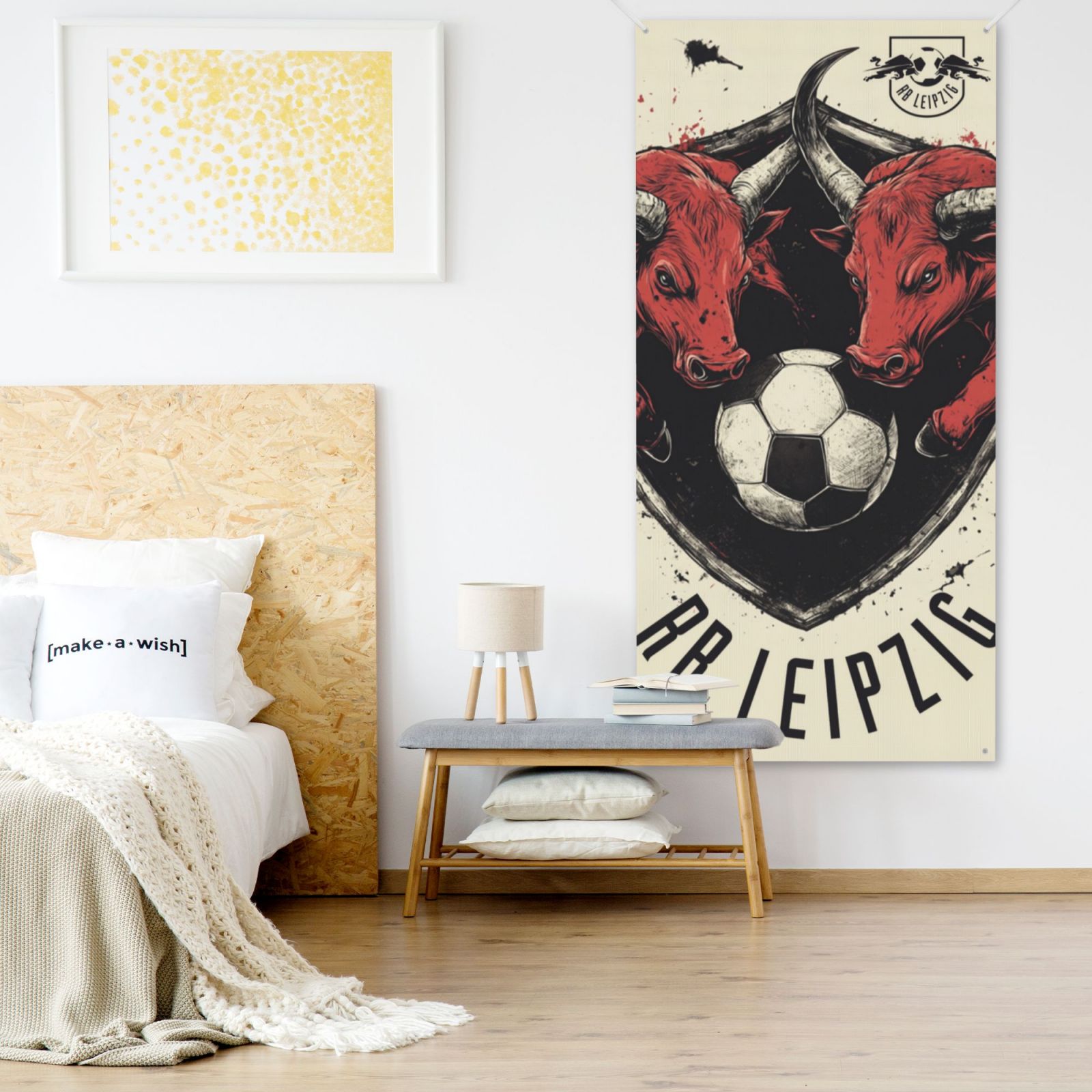 RB Leipzig Door Cover Decorated Banner DCB2812 - Soccerfana