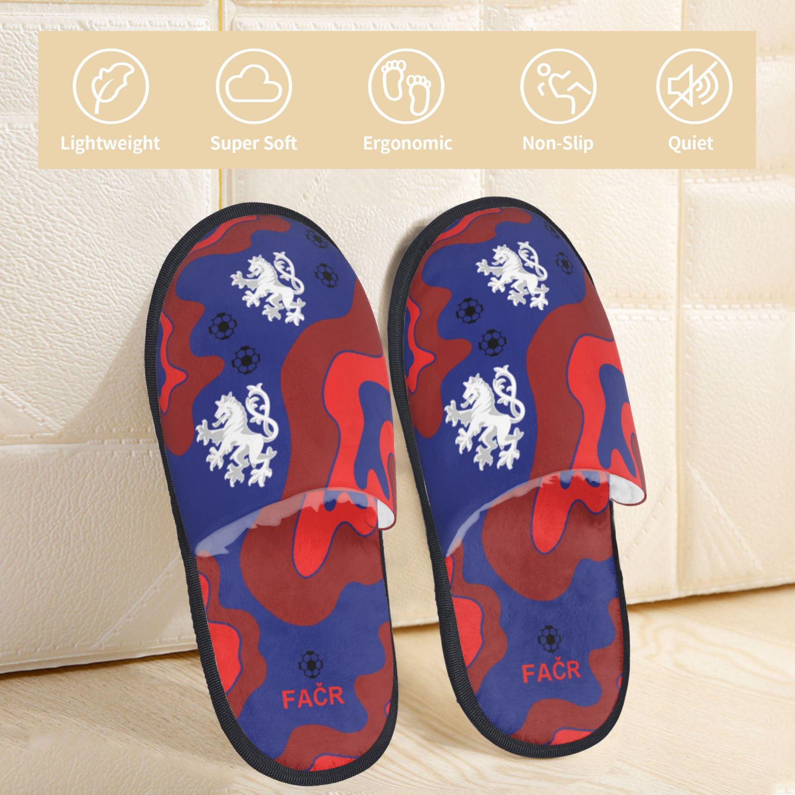 Czech Cotton Slippers FSP2314 - Soccerfana