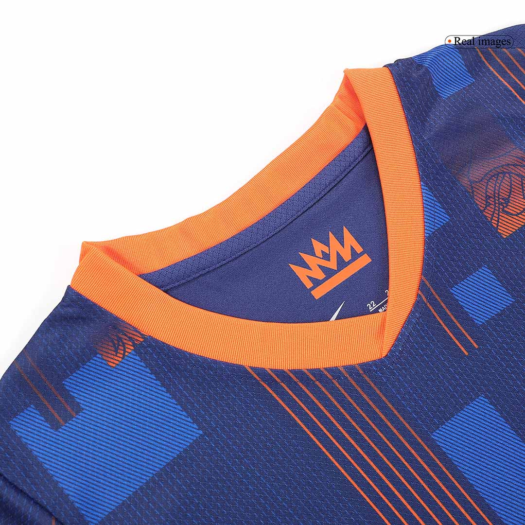 Kid's Netherlands Away Jersey+Shorts EURO 2024 - Soccerfana