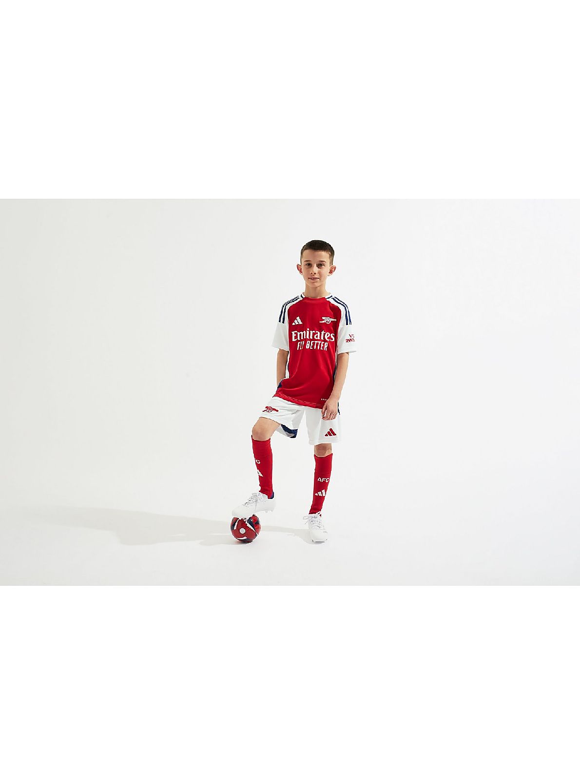 Arsenal adidas Kids 24/25 Home Shirt+shorts - Soccerfana