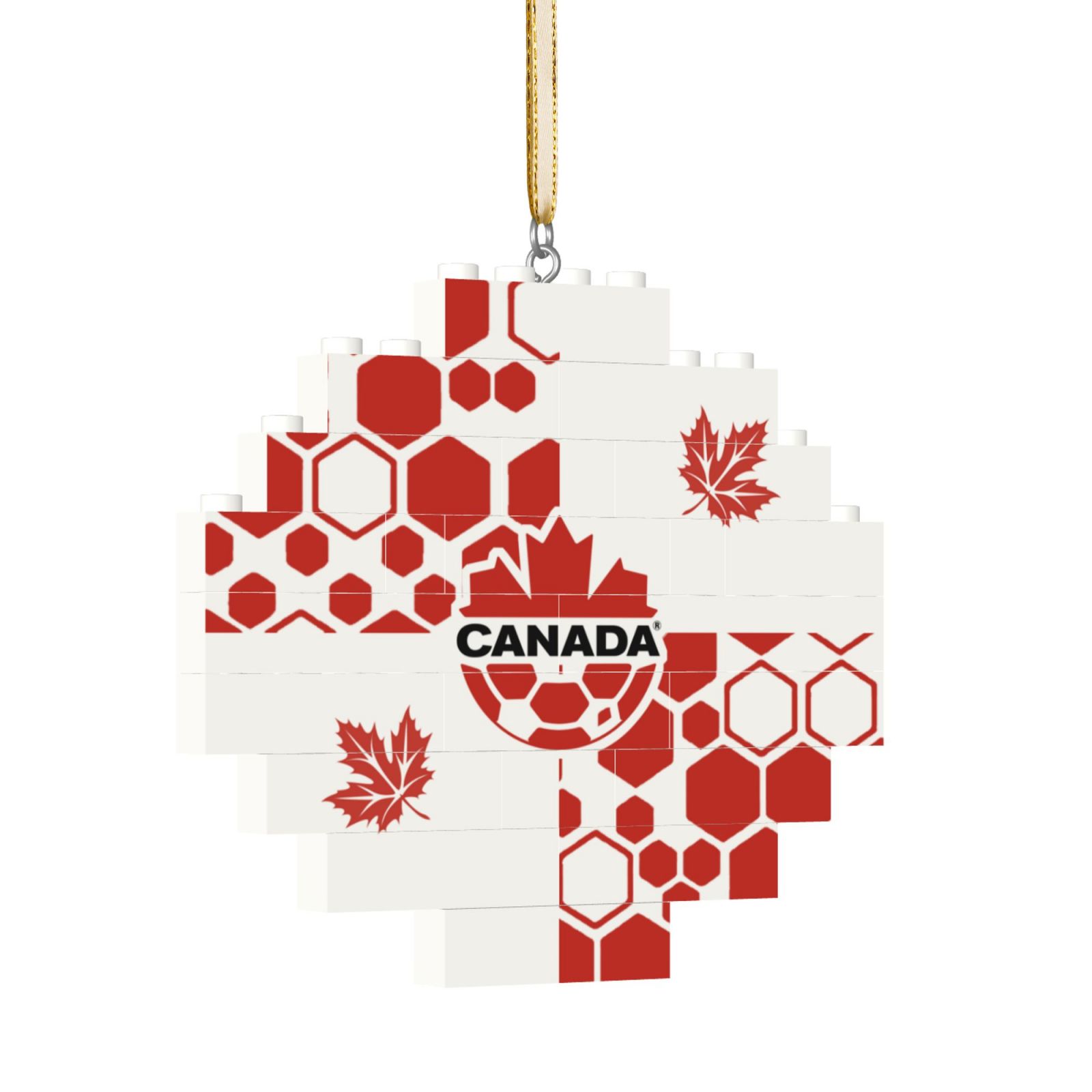 Canada Building Block Puzzle Ornament BBP2030 - Soccerfana