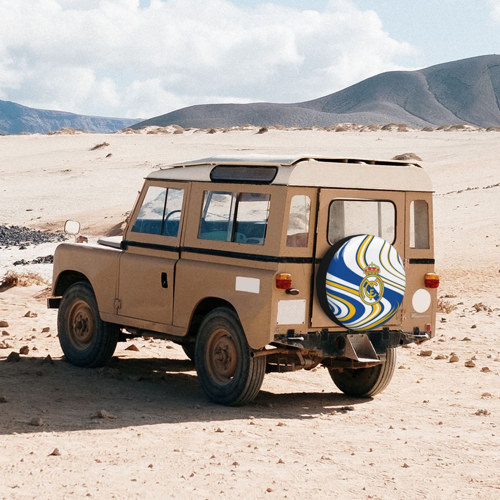 Real Madrid Car Tire Dust Cover TIC2762 - Soccerfana