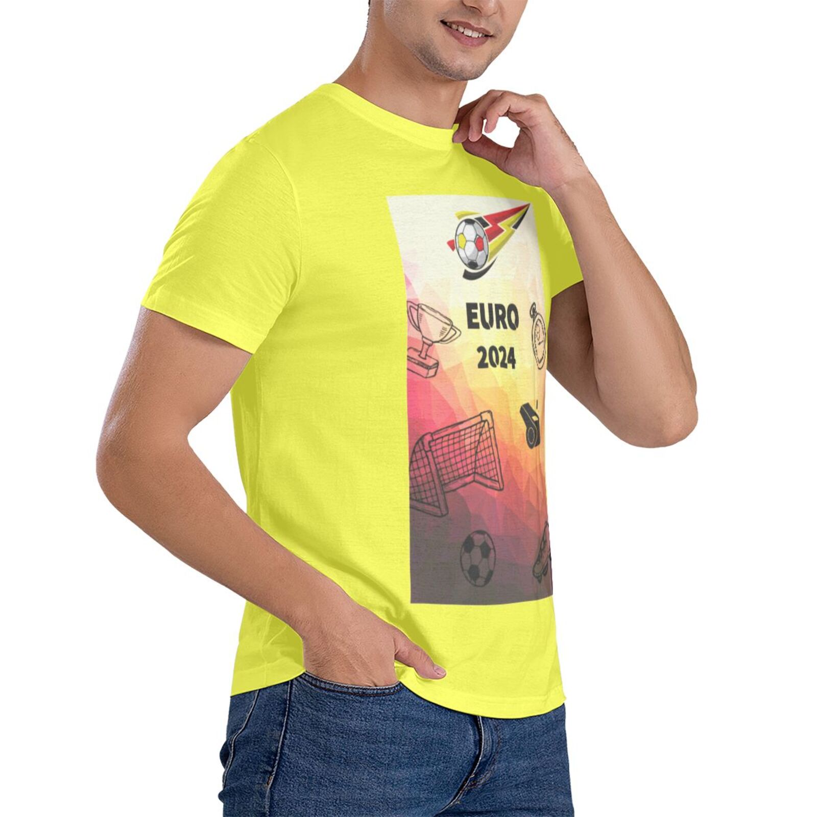 Men's Germany EURO 2024 Basic Short Sleeve T-Shirt BST1771 - Soccerfana