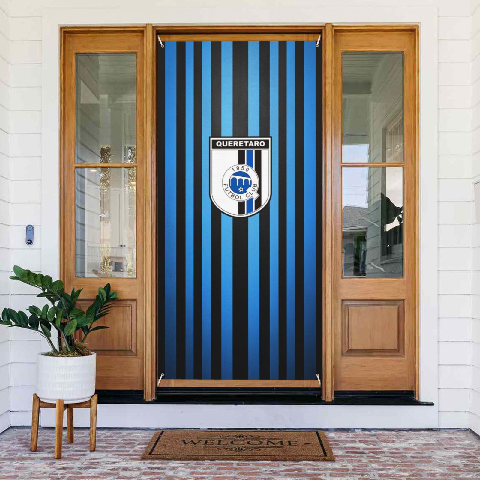 Queretaro Door Cover Decorated Banner DCB2815 - Soccerfana