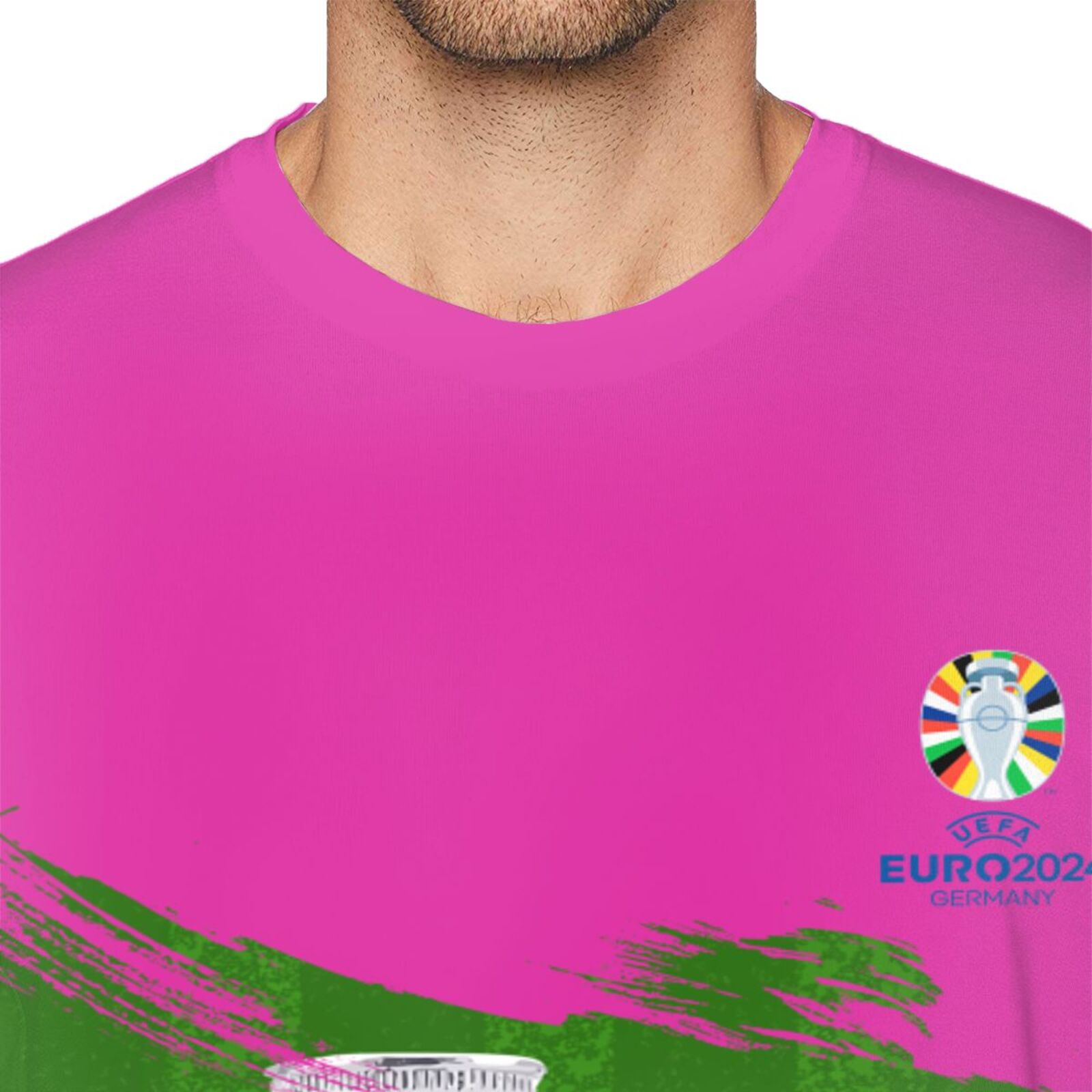 Men's England EURO 2024 Basic Short Sleeve T-Shirt BST1681 - Soccerfana