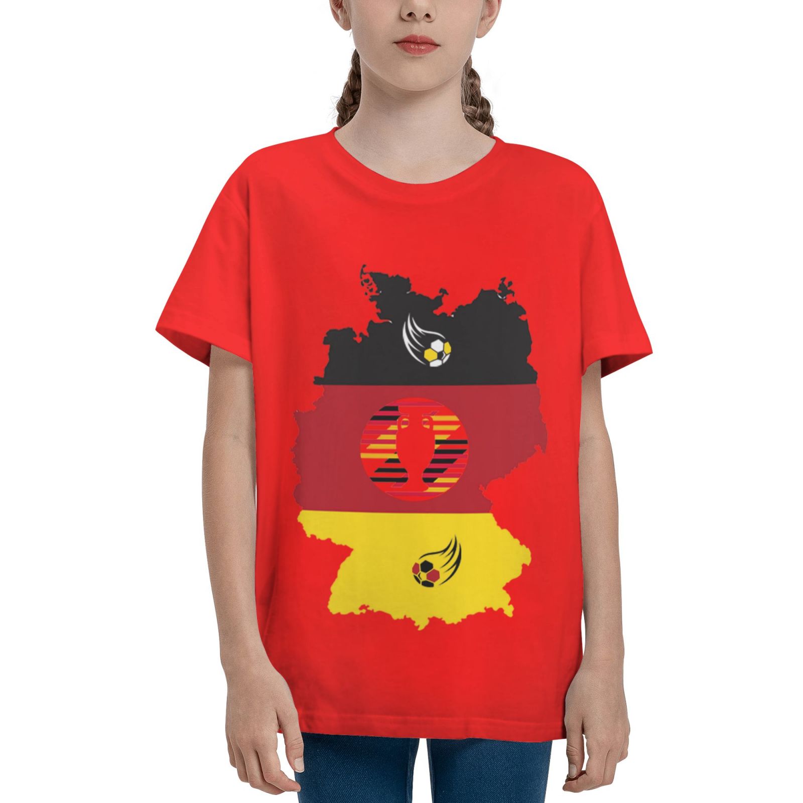 Kid's Germany EURO 2024 Teenage T-shirt TET1769 - Soccerfana