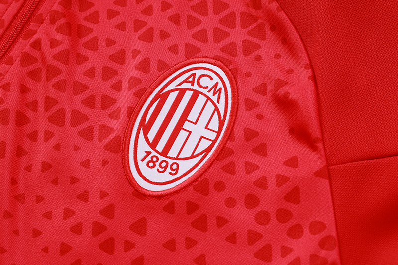 AC Milan Long Sleeve Track Suit 23/24 MEN578 - Soccerfana
