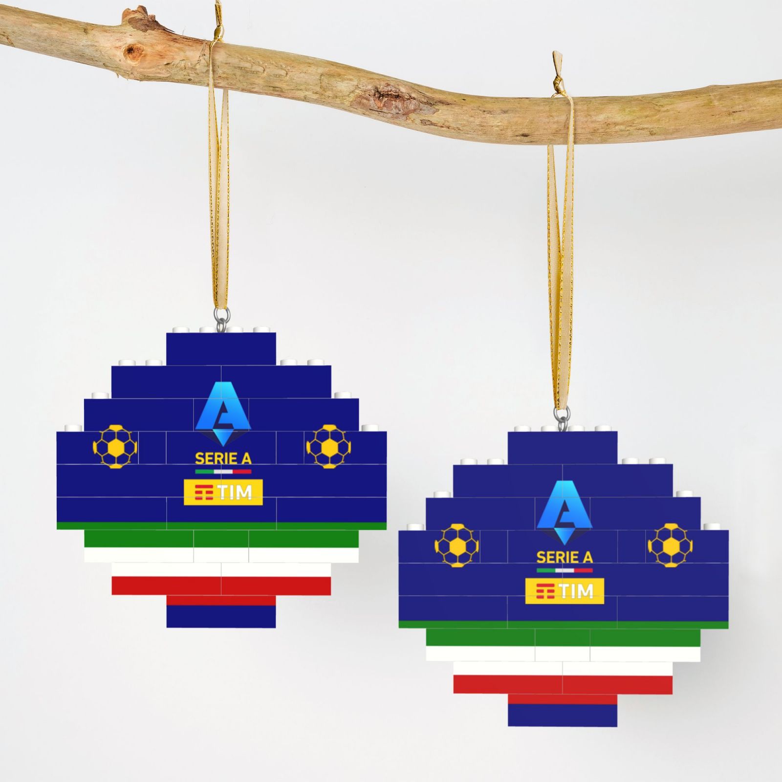 Italy Football League Building Block Puzzle Ornament BBP2024 - Soccerfana