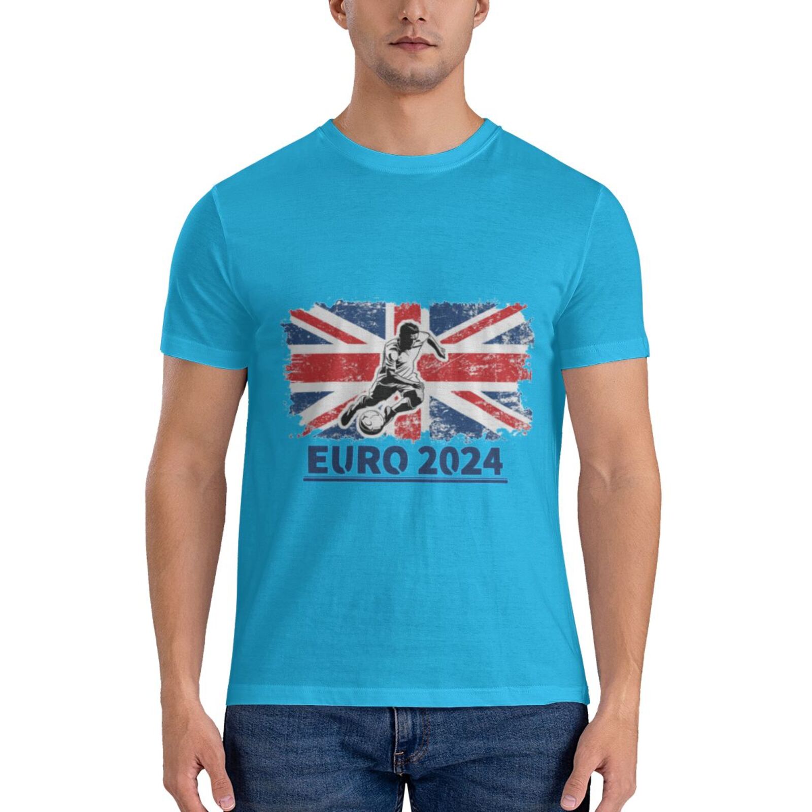 Men's England EURO 2024 Basic Short Sleeve T-Shirt BST1750 - Soccerfana