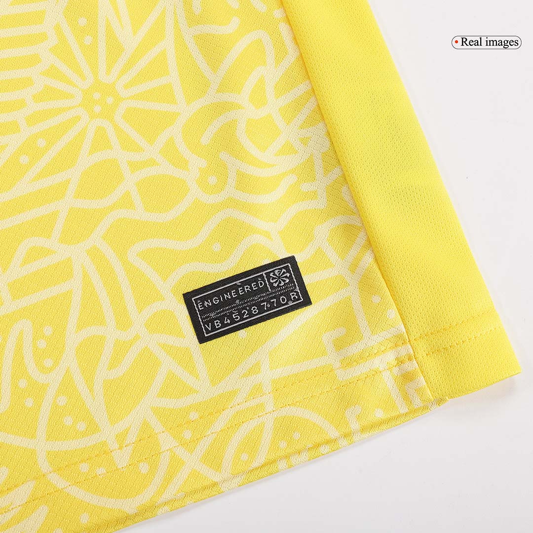 Kid's Brazil Home Jersey+Shorts Copa America 2024 - Soccerfana