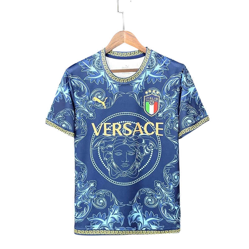 Italy x Versace Special Jersey 2023 - Soccerfana