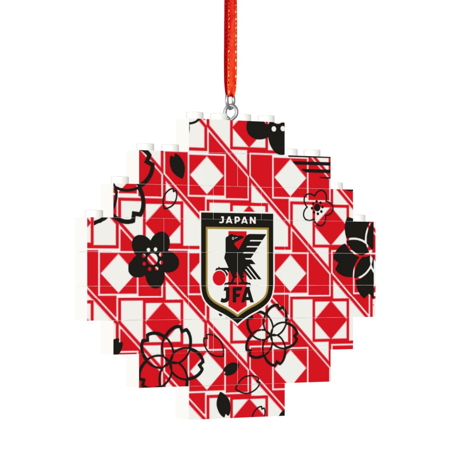 Japan Building Block Puzzle Ornament BBP2007 - Soccerfana