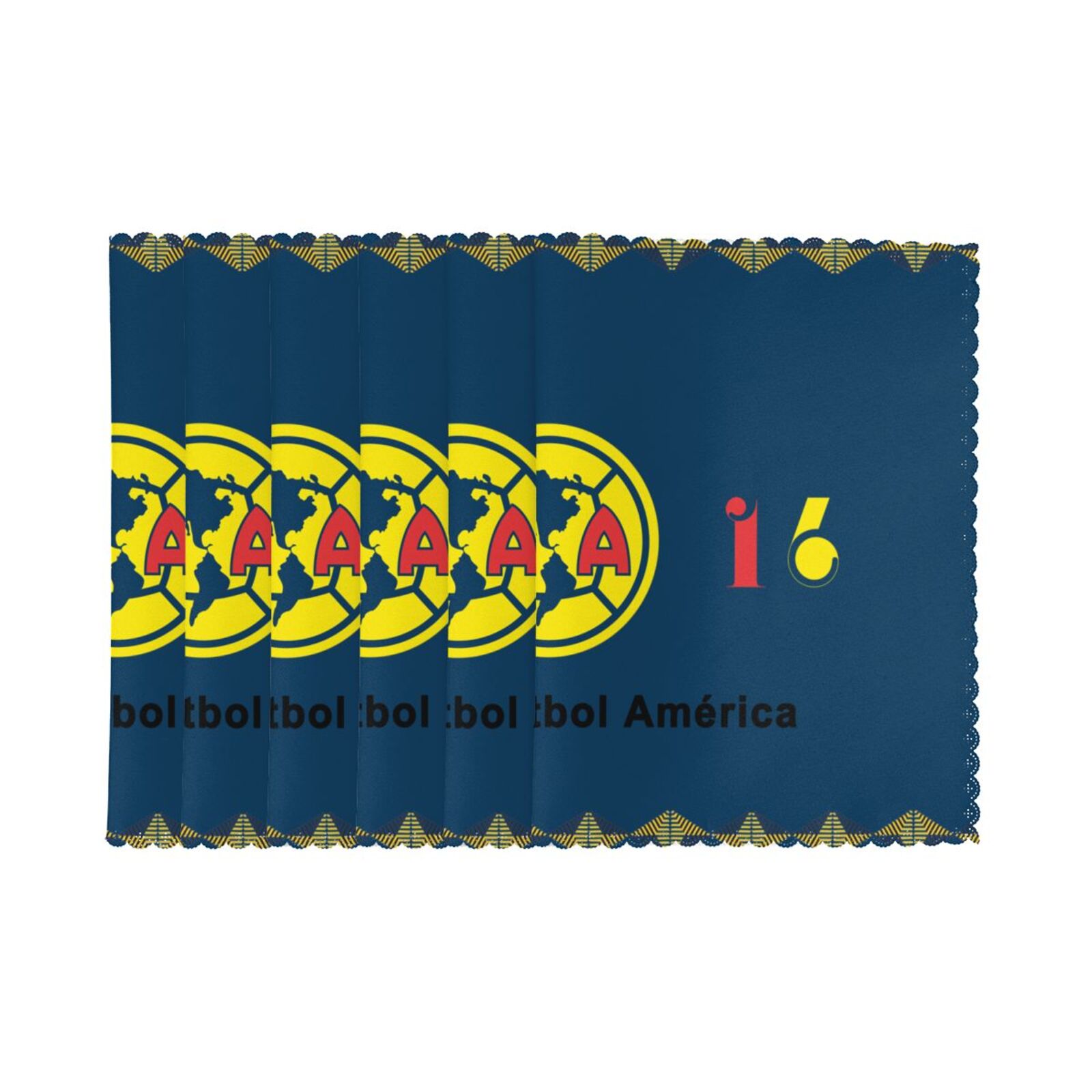 Club America Placemat Set Of 6 PFD2308 - Soccerfana
