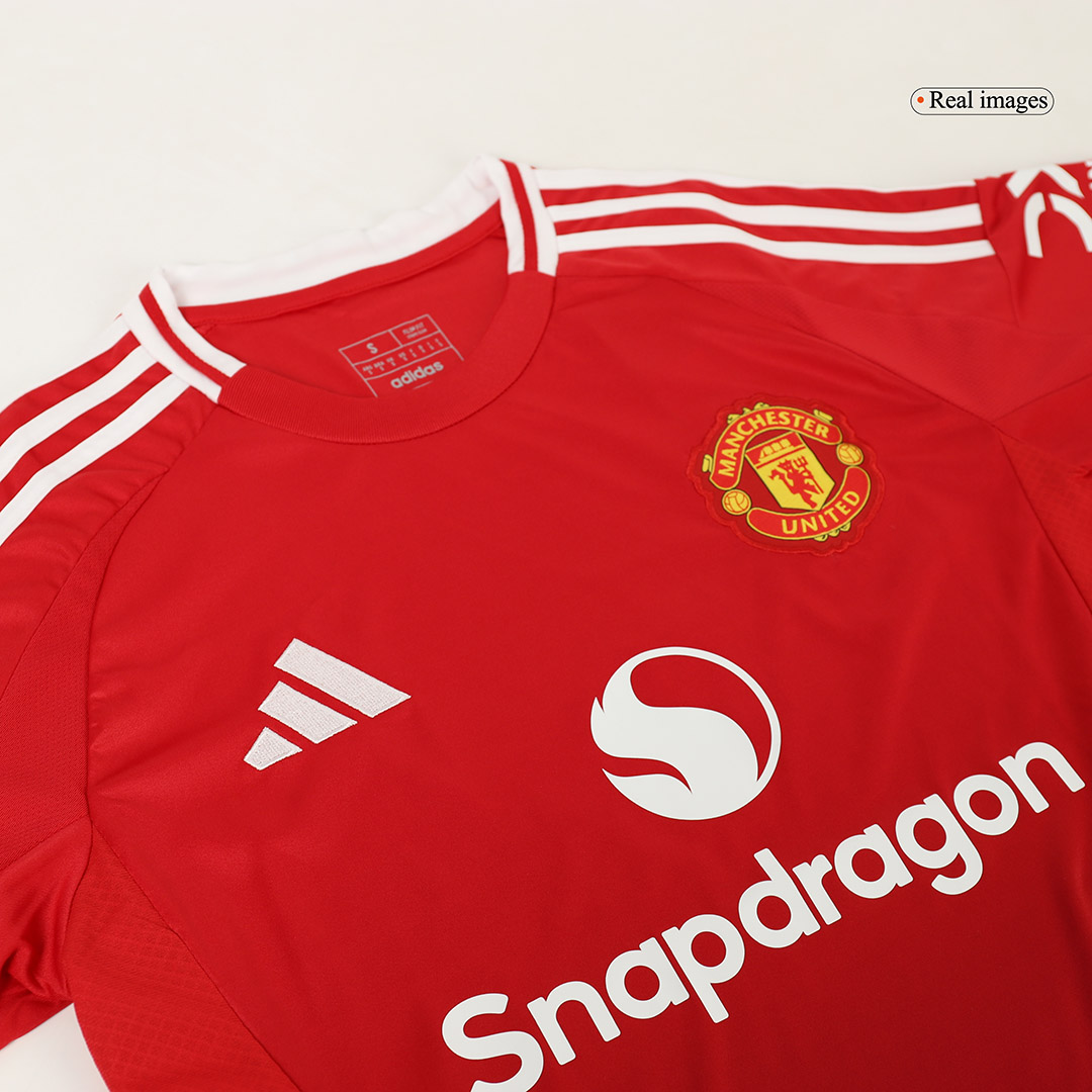 Manchester United Home Jersey 2024/25 - Soccerfana