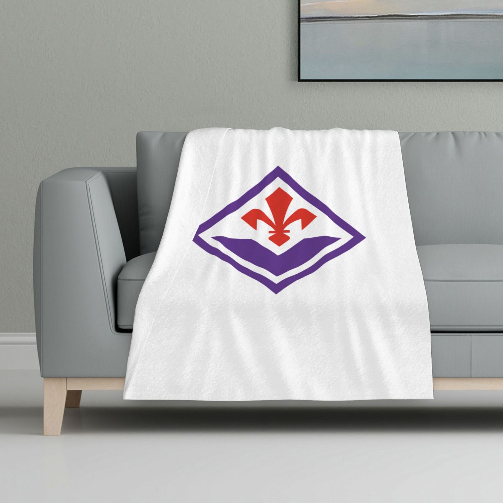 Fiorentina Flannel Blanket FLB1582 - Soccerfana