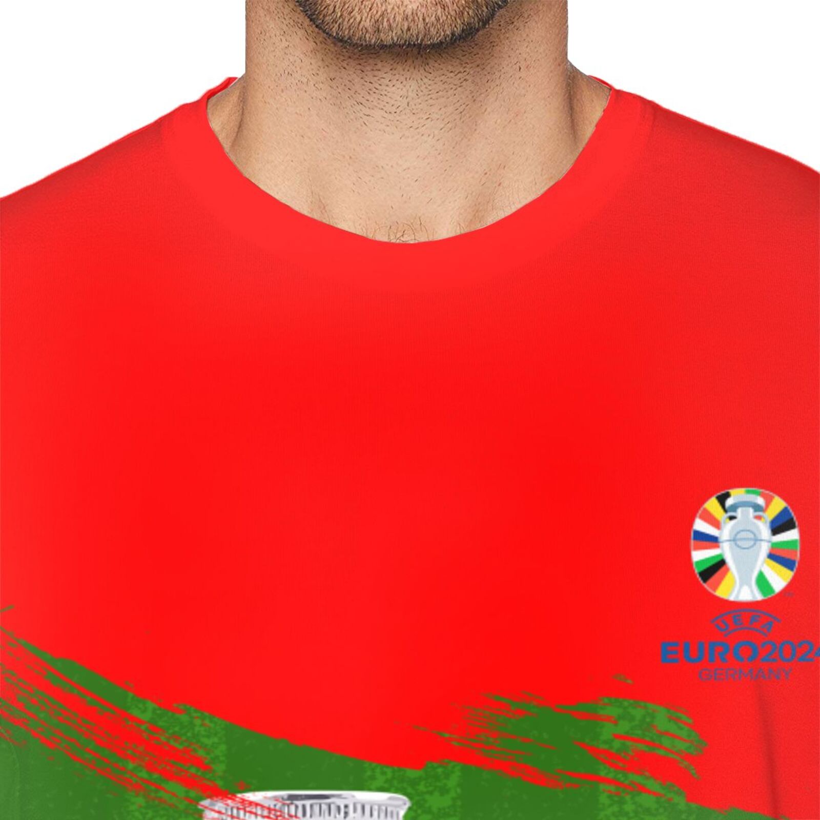 Men's England EURO 2024 Basic Short Sleeve T-Shirt BST1681 - Soccerfana