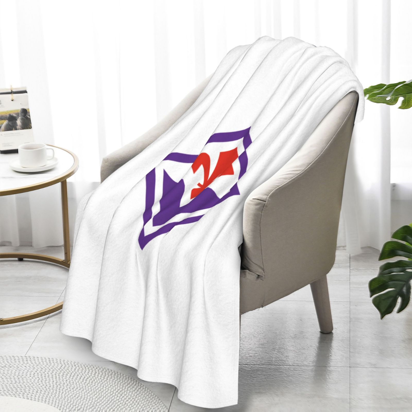 Fiorentina Flannel Blanket FLB1582 - Soccerfana
