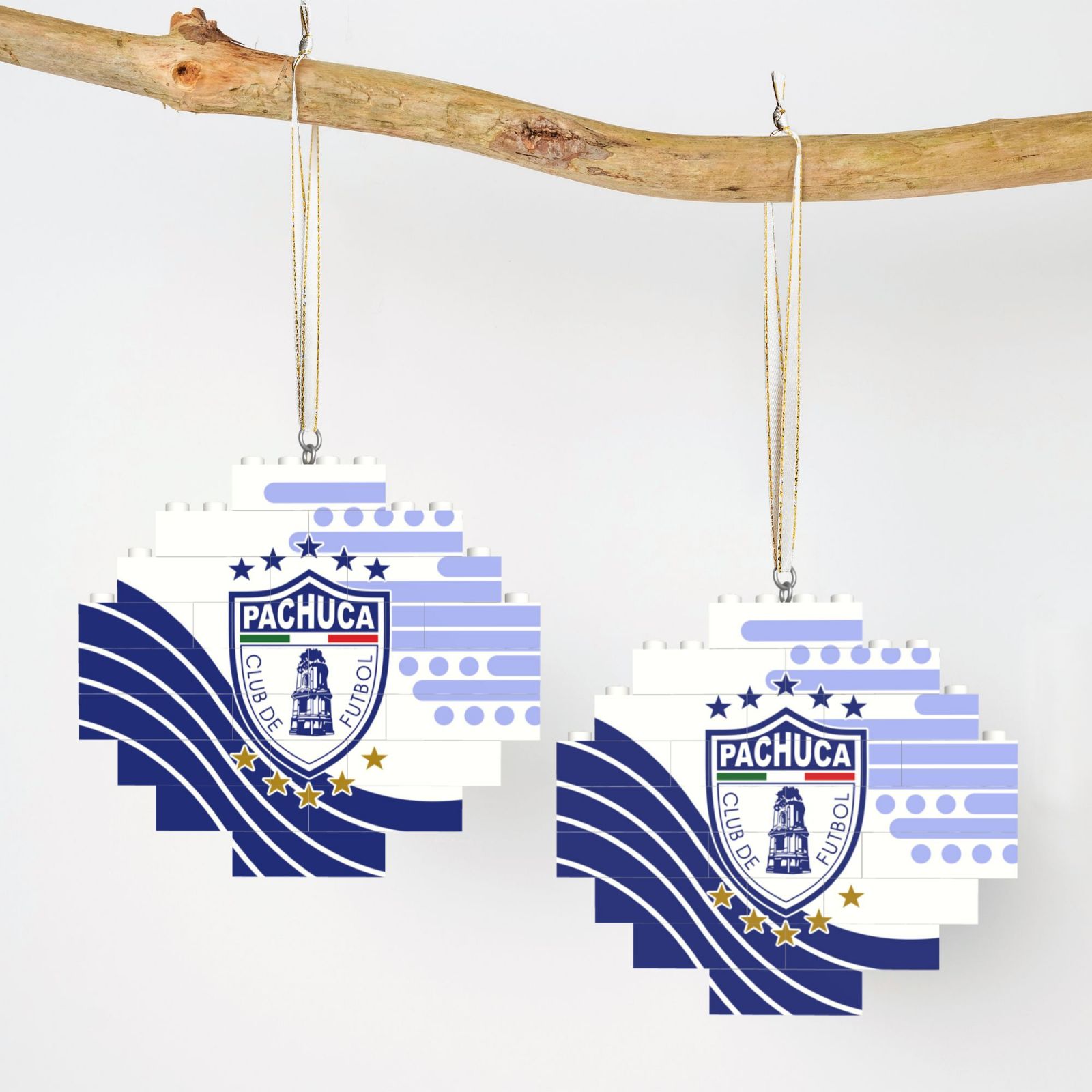 Pachuca Building Block Puzzle Ornament BBP2166 - Soccerfana