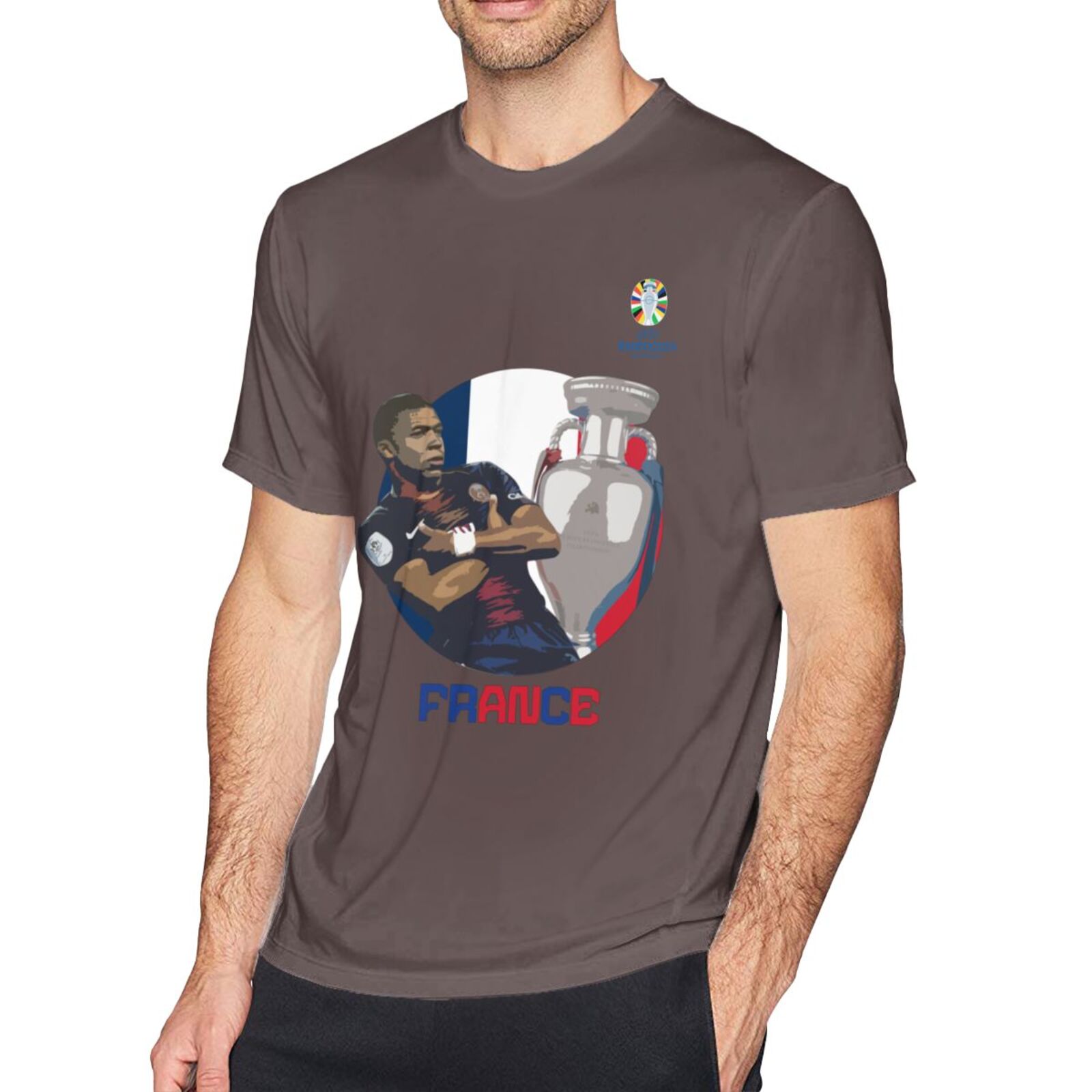 Men's France EURO 2024 Basic Short Sleeve T-Shirt BST1729 - Soccerfana