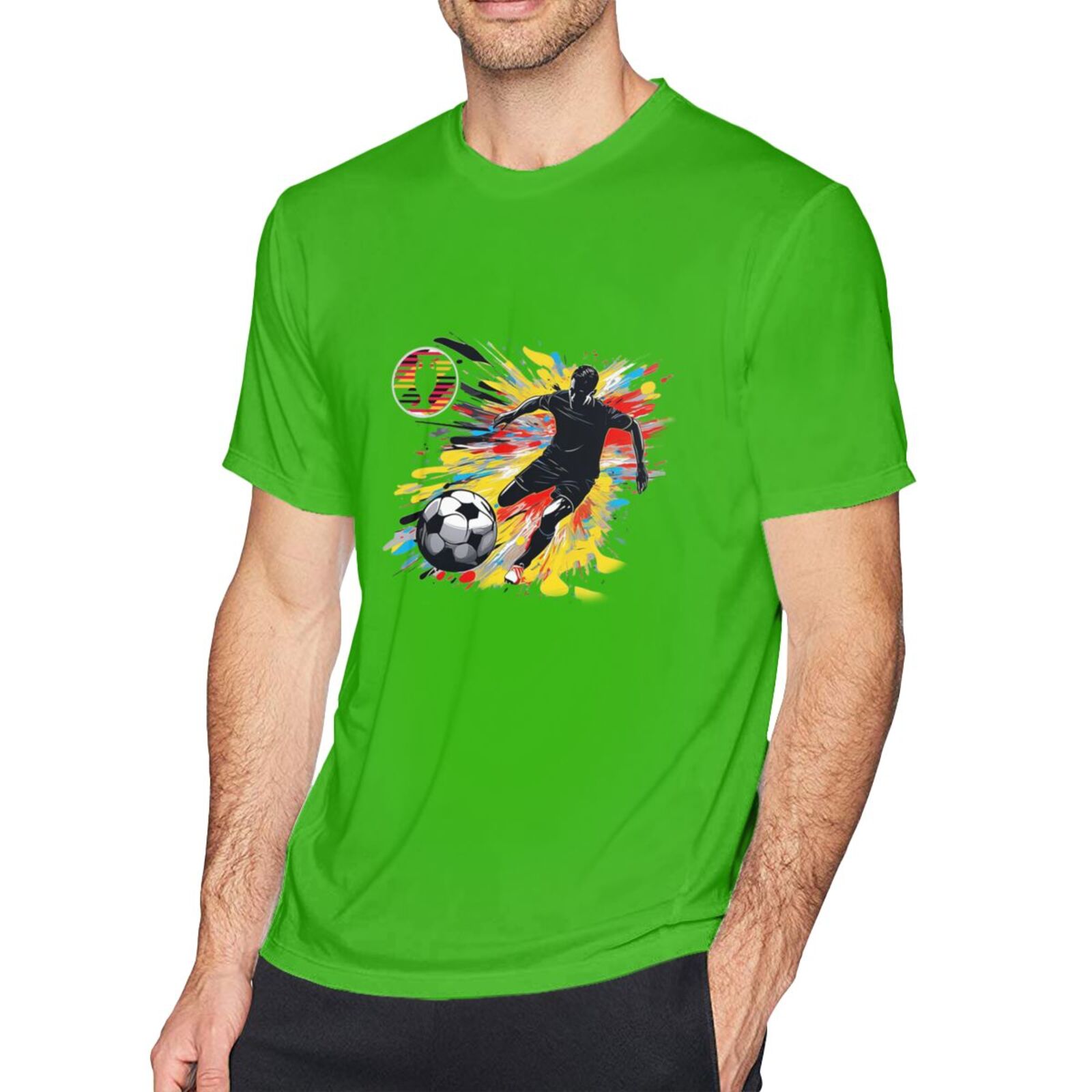 Men's Germany EURO 2024 Basic Short Sleeve T-Shirt BST1748 - Soccerfana