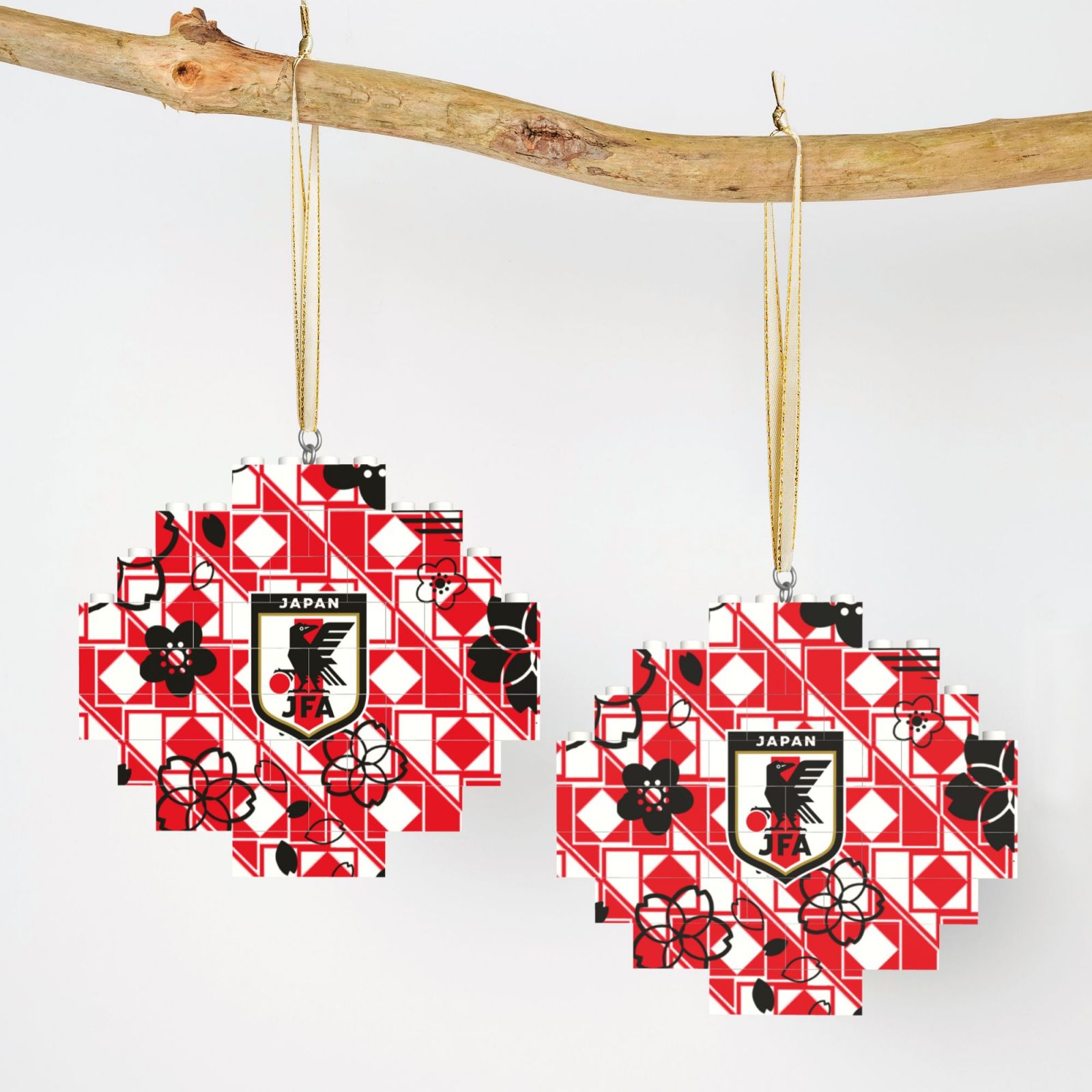 Japan Building Block Puzzle Ornament BBP2007 - Soccerfana