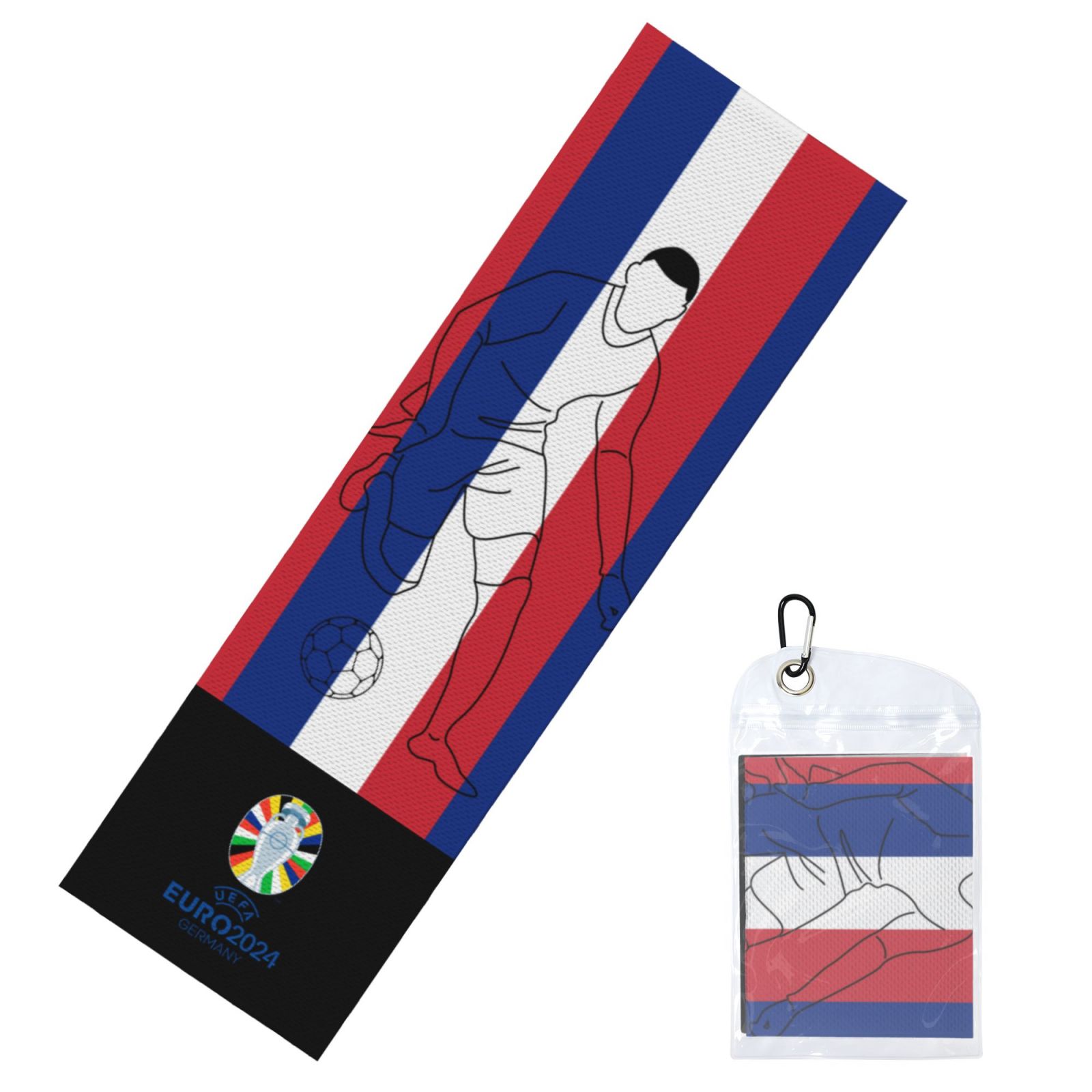 France EURO 2024 Cold Exercise Towel CET1736 - Soccerfana