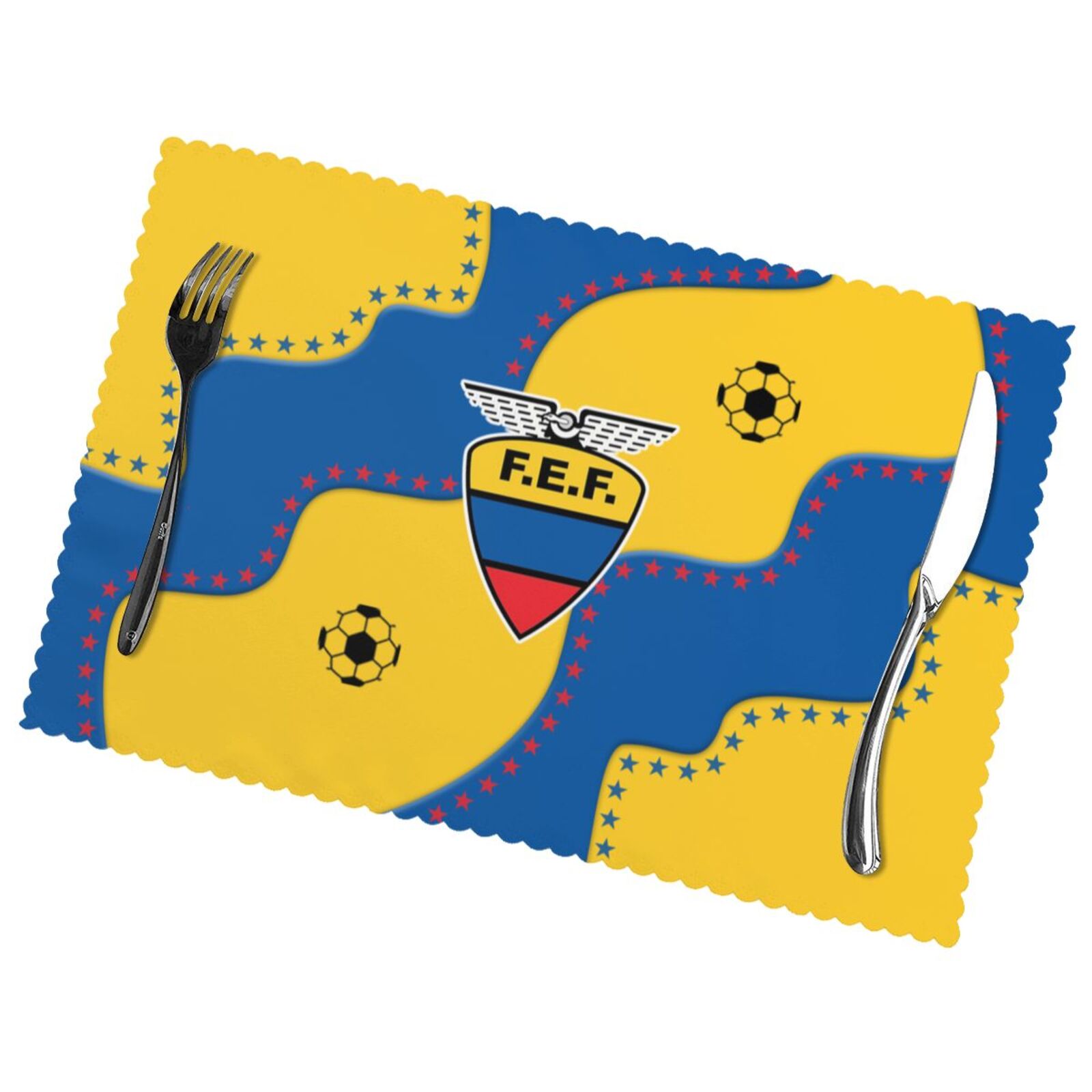 Ecuador Placemat Set Of 6 PFD2298 - Soccerfana