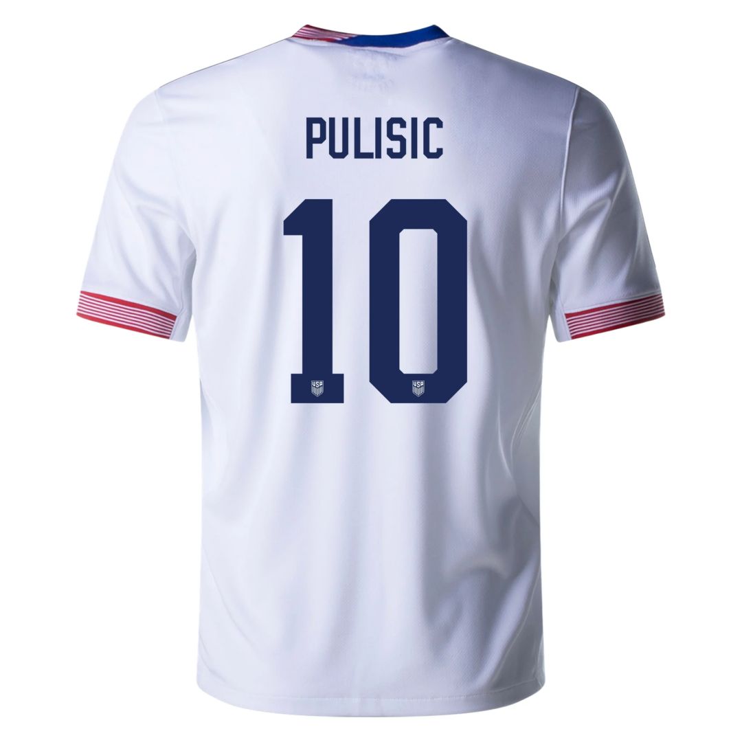 Christian Pulisic #10 USMNT Home Jersey Copa America 2024 - Soccerfana