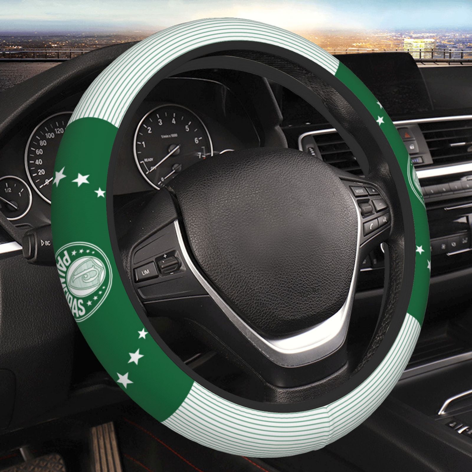 SE Palmeiras Steering Wheel Cover ESW2417 - Soccerfana