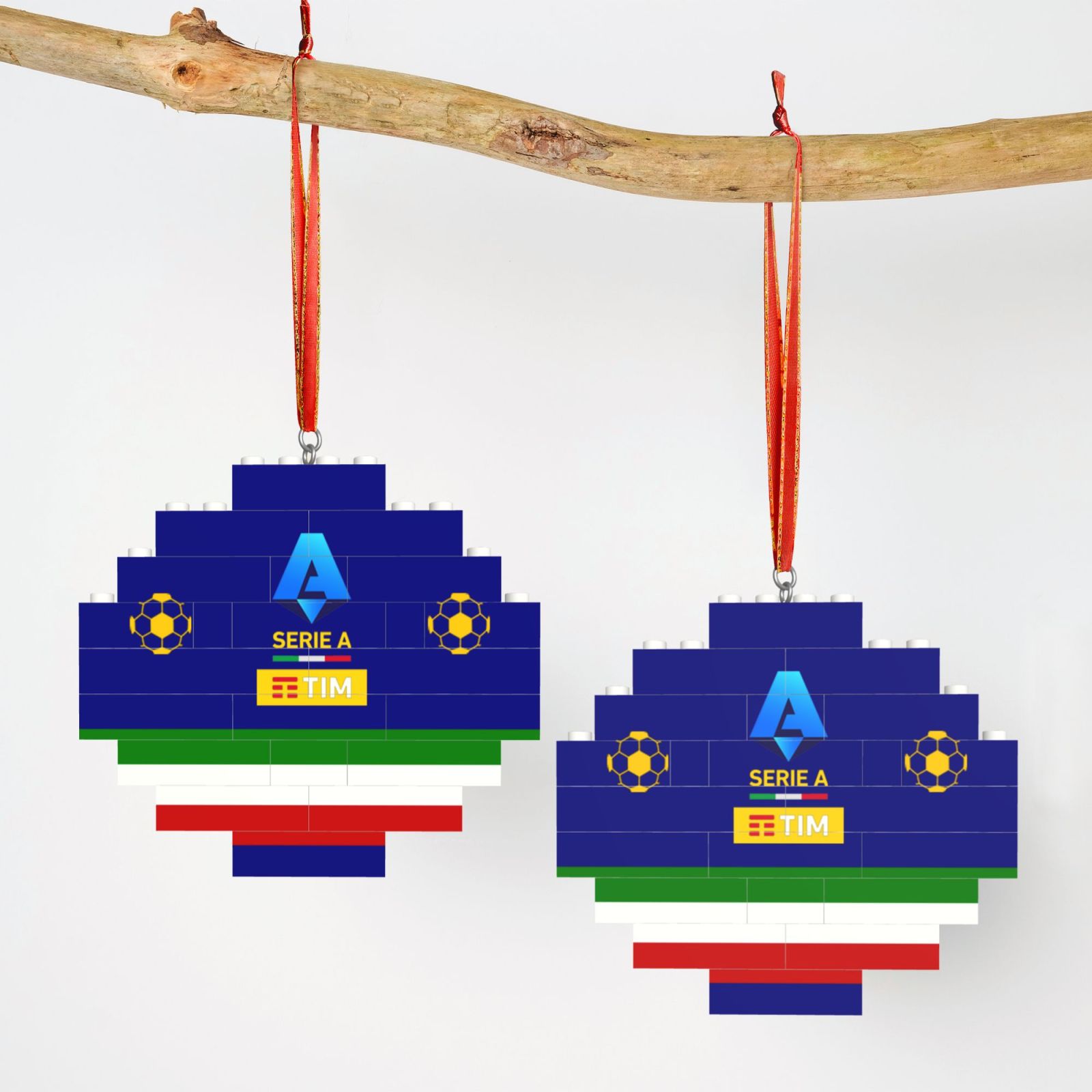 Italy Football League Building Block Puzzle Ornament BBP2024 - Soccerfana