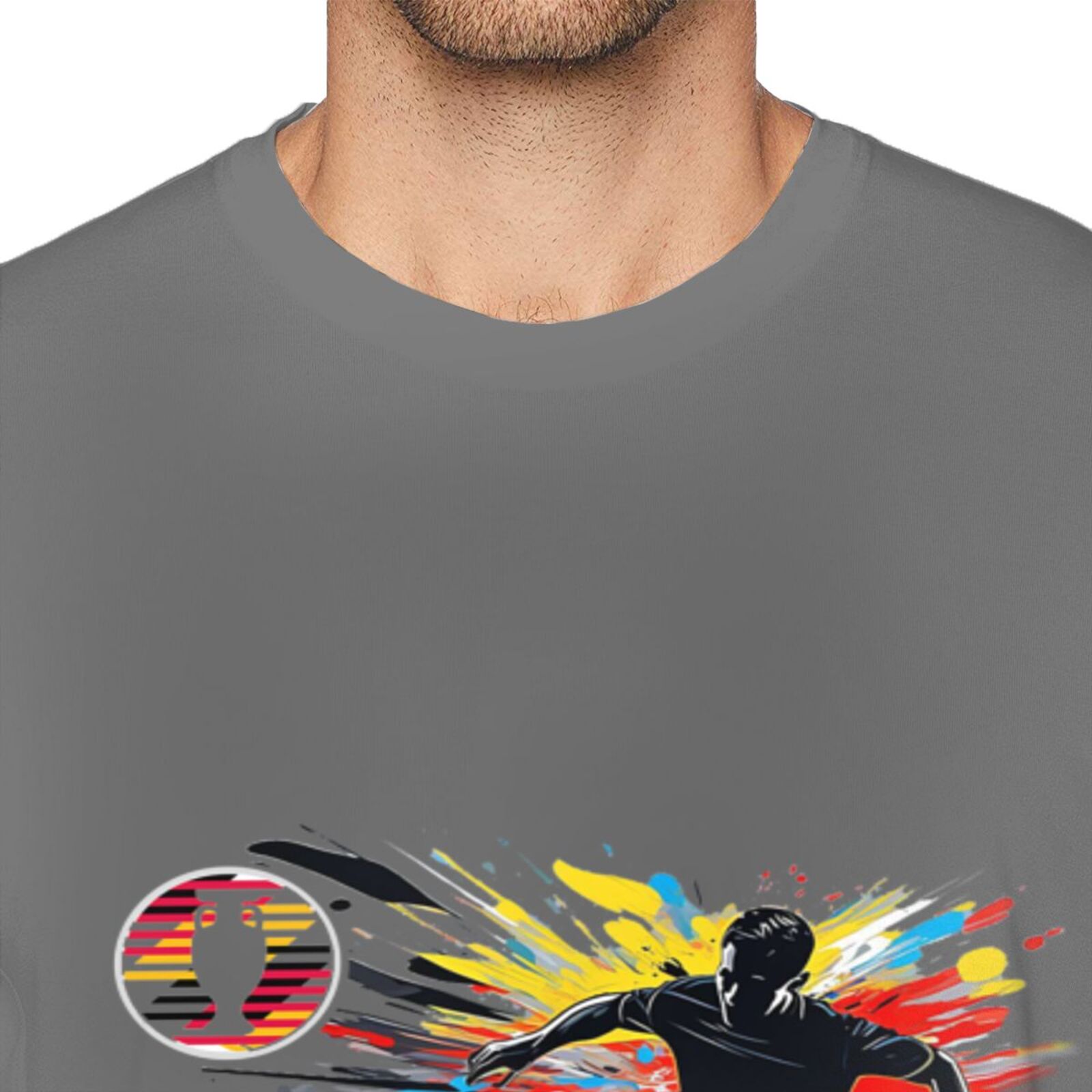 Men's Germany EURO 2024 Basic Short Sleeve T-Shirt BST1748 - Soccerfana