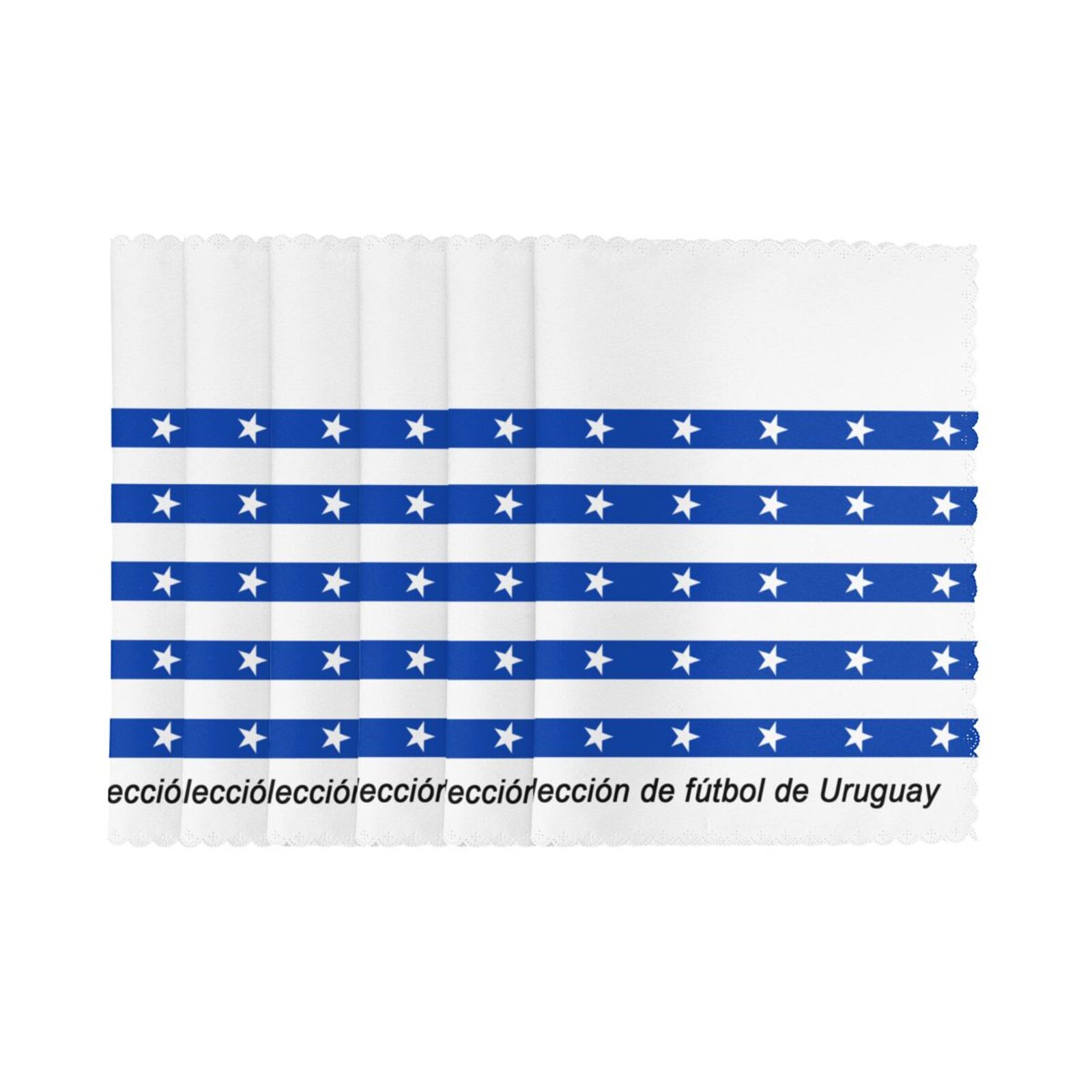 Uruguay Placemat Set Of 6 PFD2282 - Soccerfana