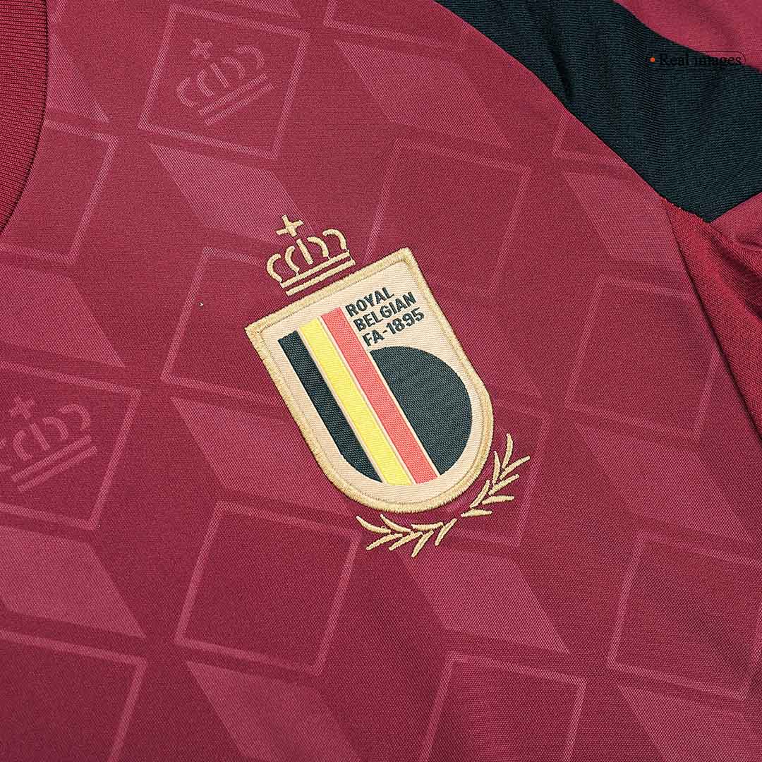 Kid's Belgium Home Jersey+Shorts EURO 2024 - Soccerfana