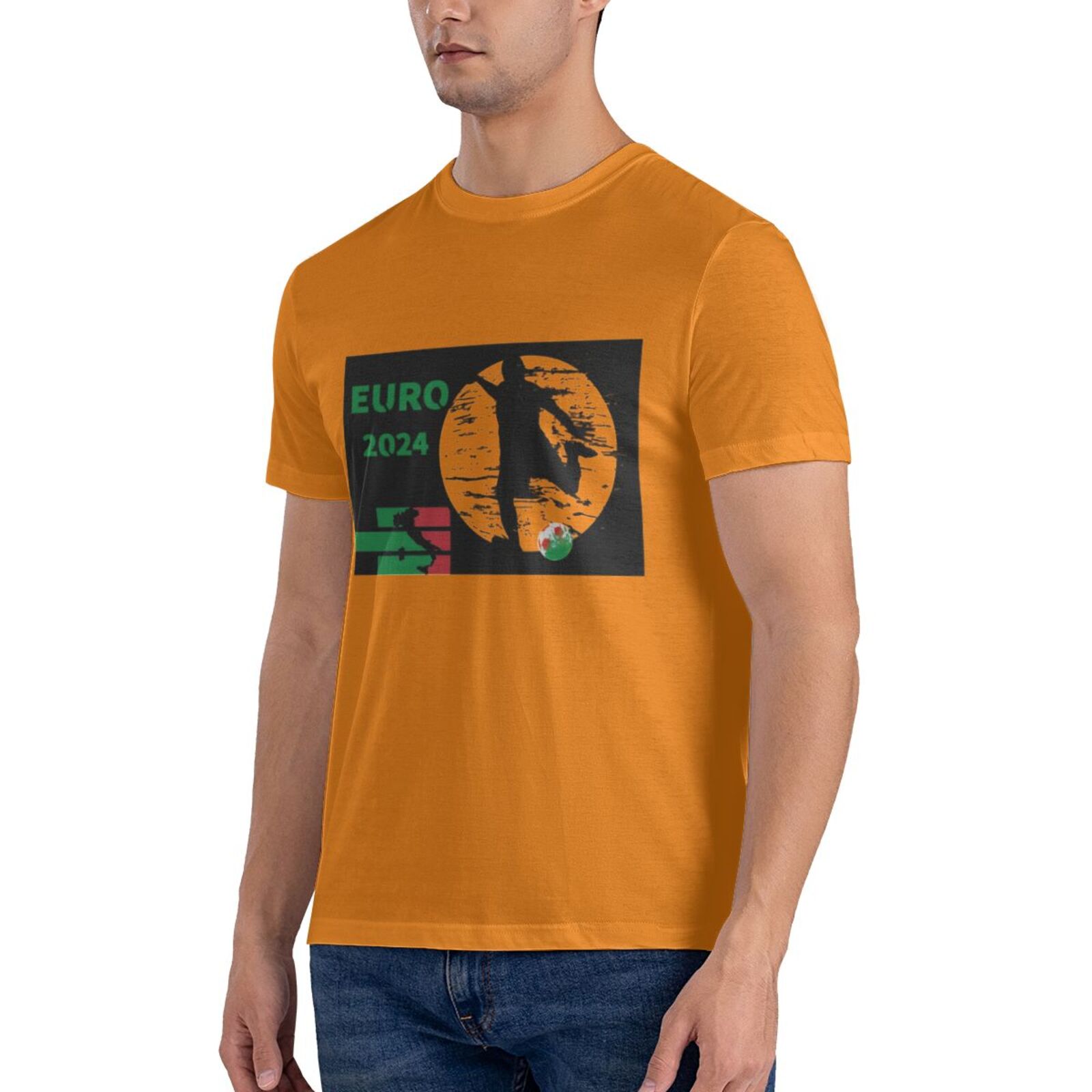 Men's Italy EURO 2024 Basic Short Sleeve T-Shirt BST1751 - Soccerfana