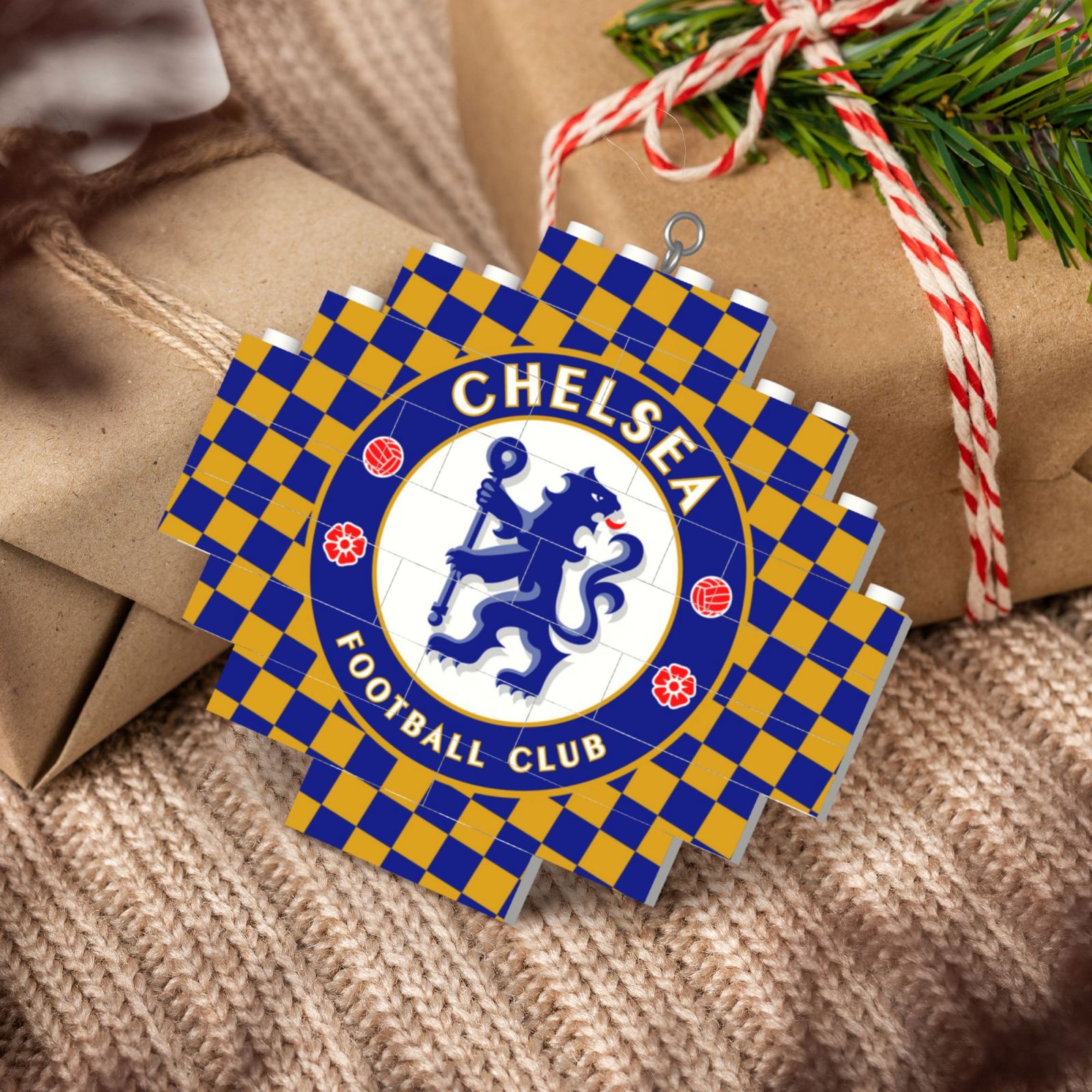Chelsea Building Block Puzzle Ornament BBP2171 - Soccerfana