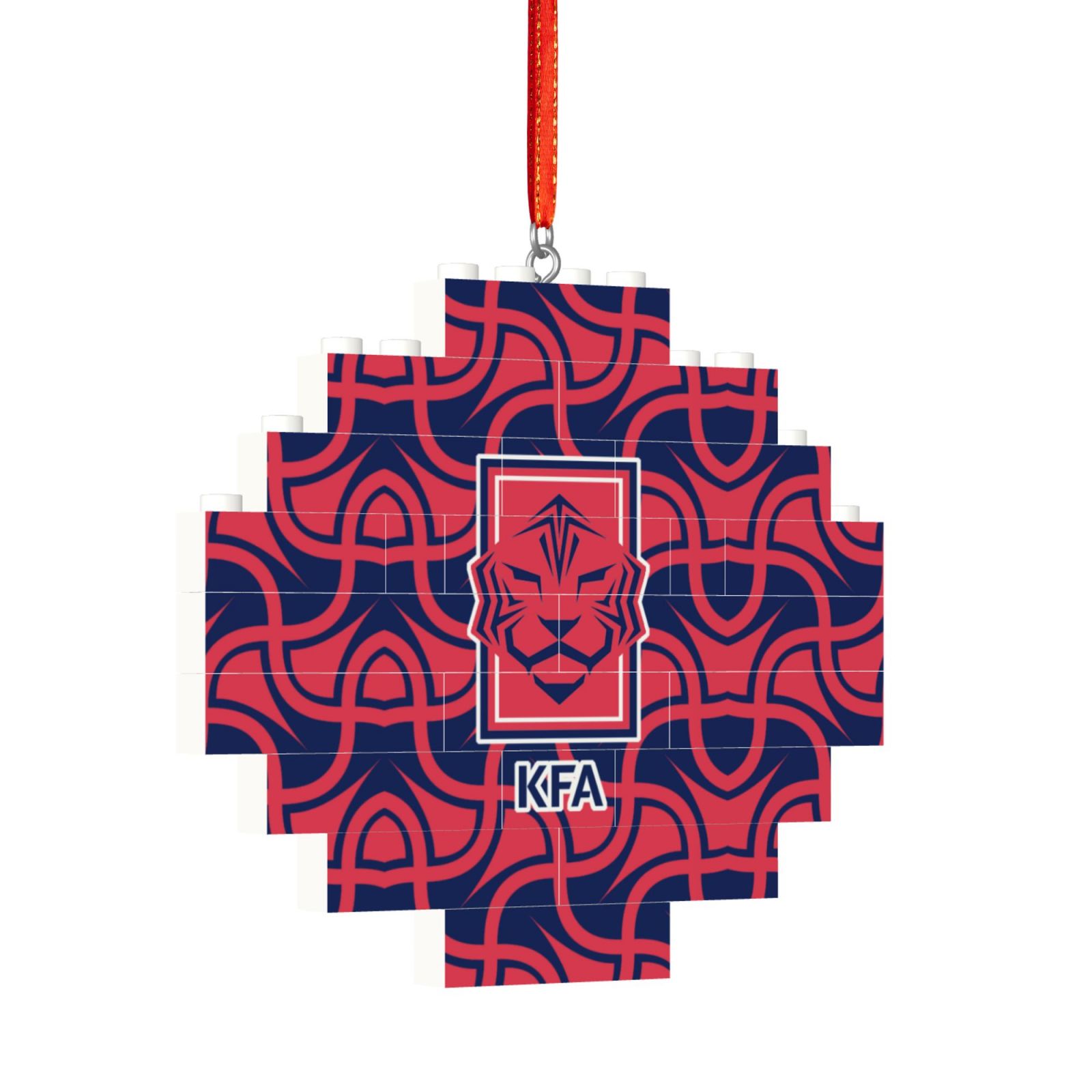 South Korea Building Block Puzzle Ornament BBP2011 - Soccerfana