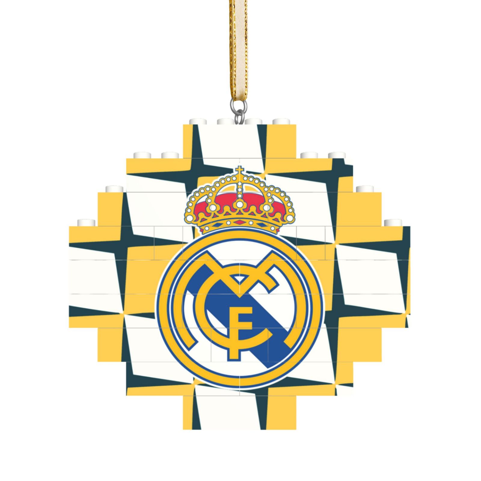 Real Madrid Building Block Puzzle Ornament BBP2173 - Soccerfana