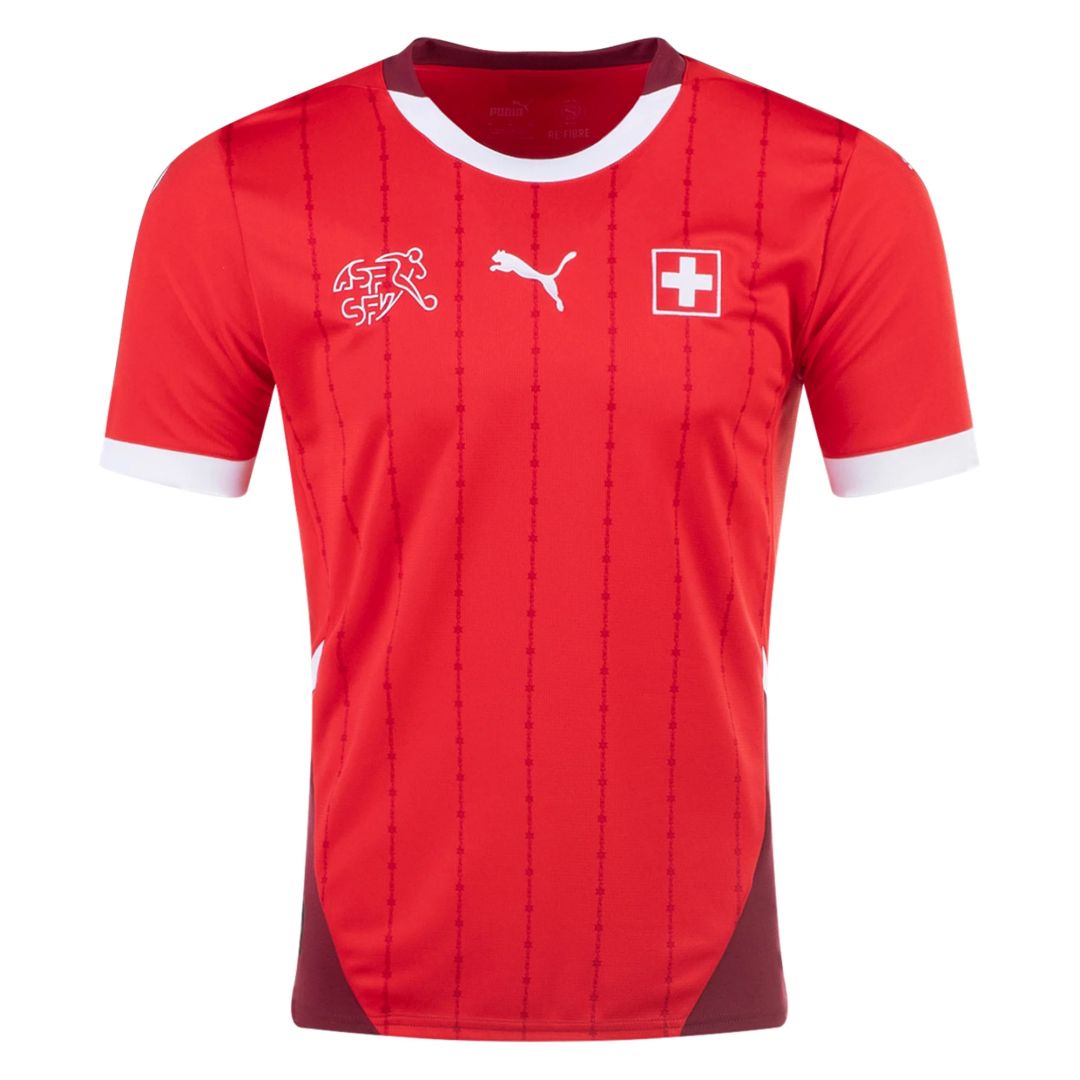 Switzerland Home Jersey EURO 2024 - Soccerfana