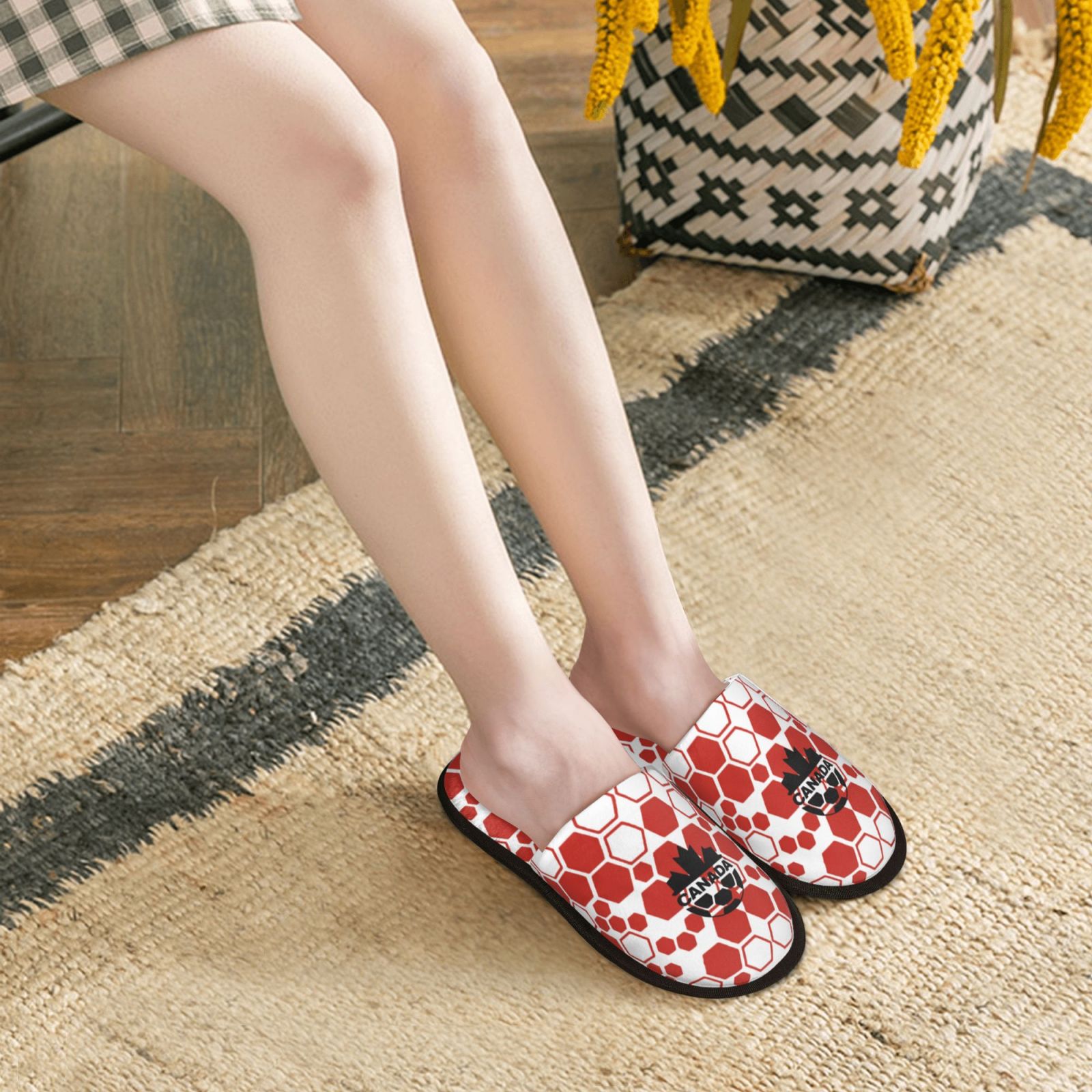 Canada Cotton Slippers FSP2357 - Soccerfana