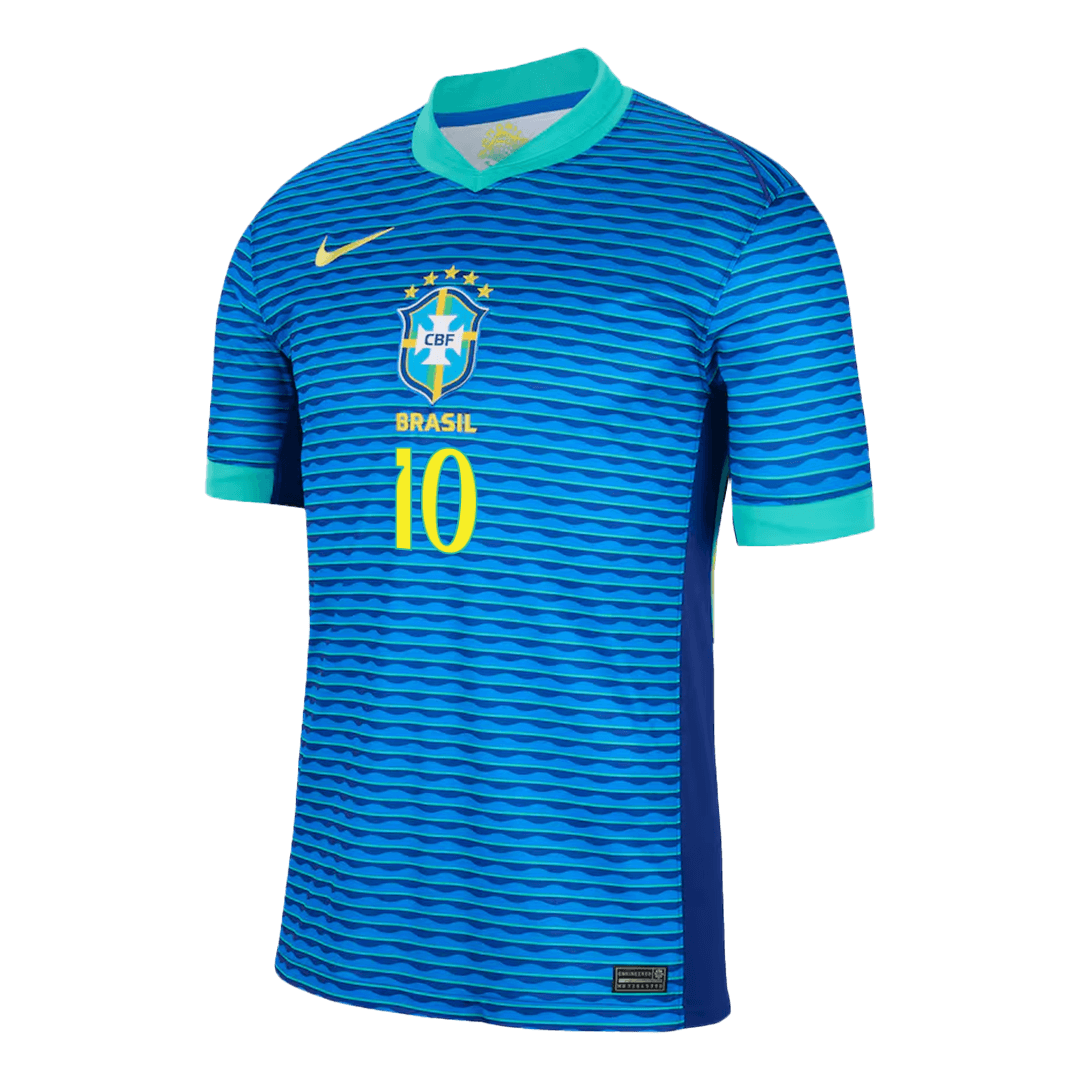 RODRYGO #10 Brazil Away Jersey Copa America 2024 - Soccerfana