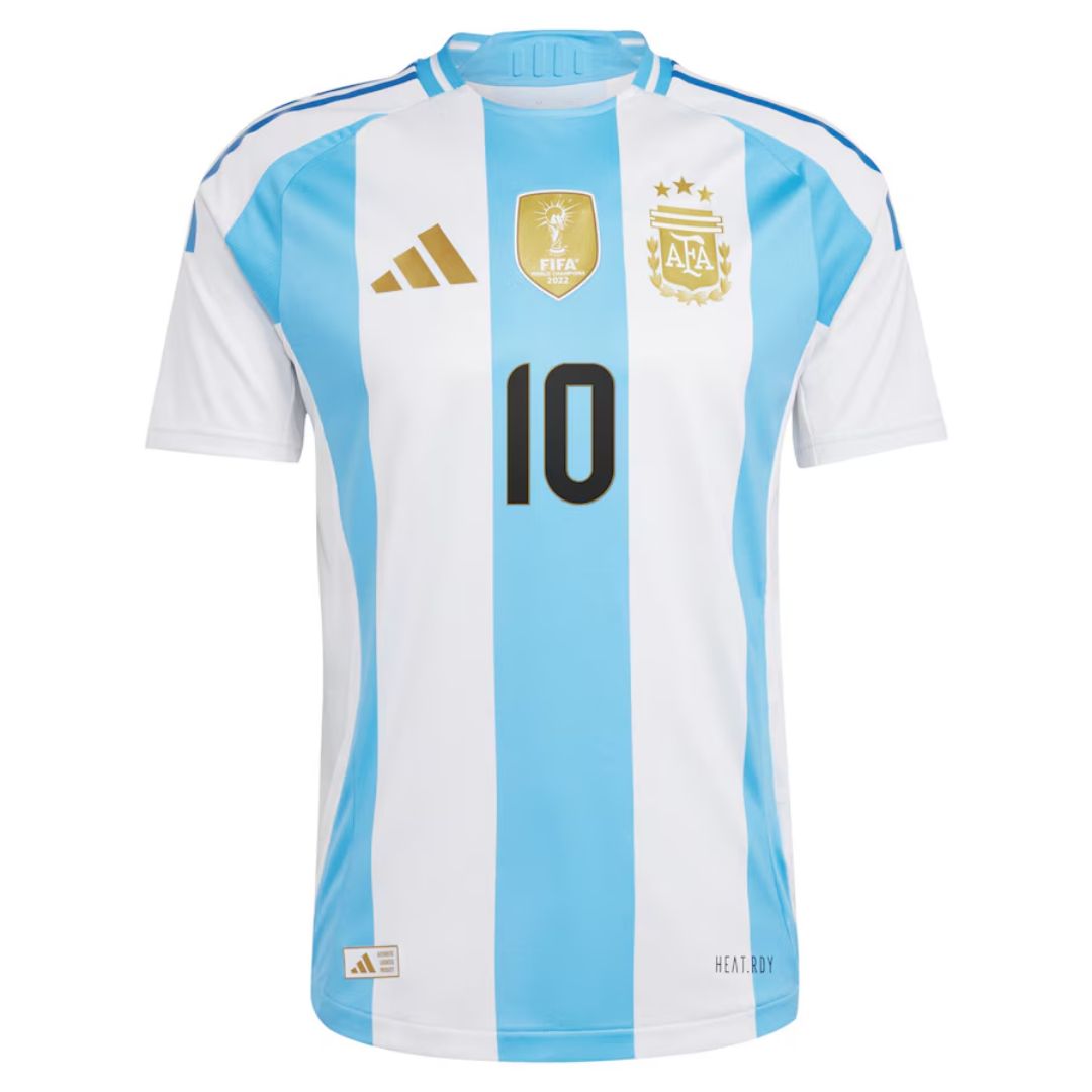 Lionel Messi #10 Argentina Player Version Home Jersey Copa America 2024 - Soccerfana