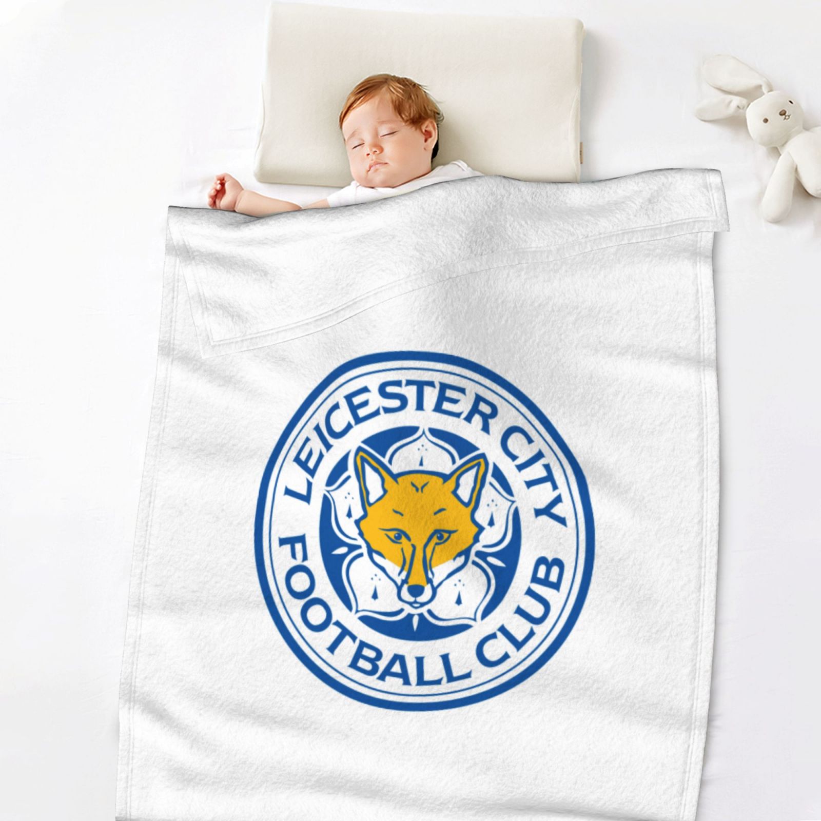 Leicester City Flannel Blanket FLB1576 - Soccerfana