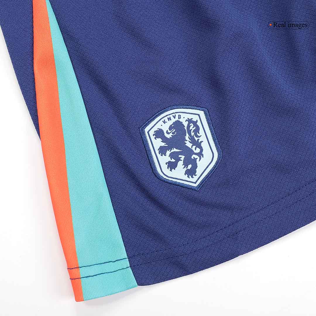 Kid's Netherlands Away Jersey+Shorts EURO 2024 - Soccerfana