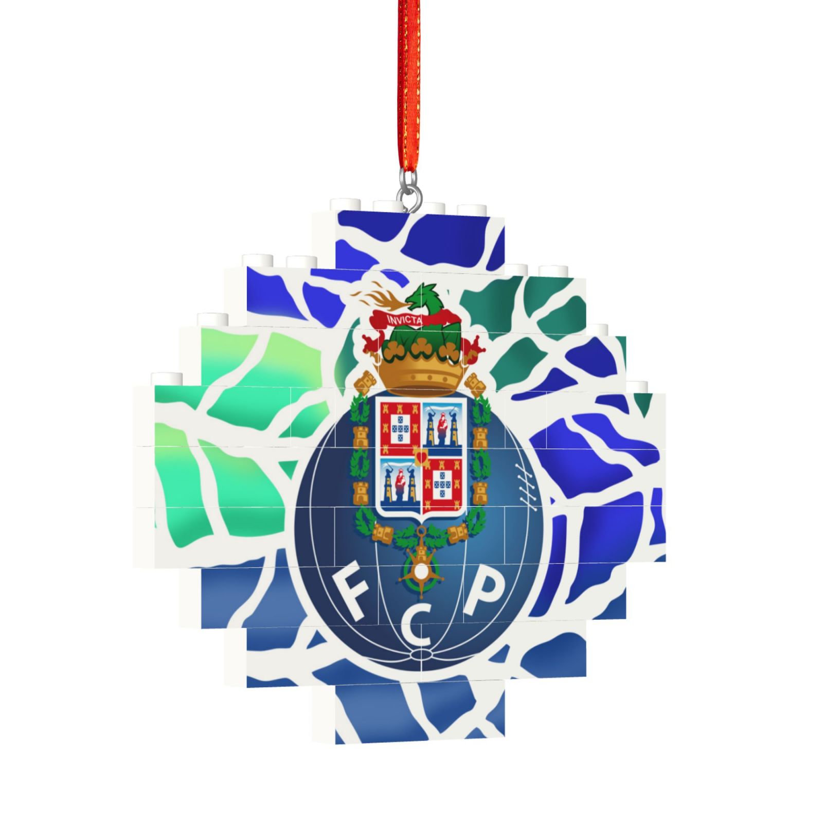 FC Porto Building Block Puzzle Ornament BBP2167 - Soccerfana
