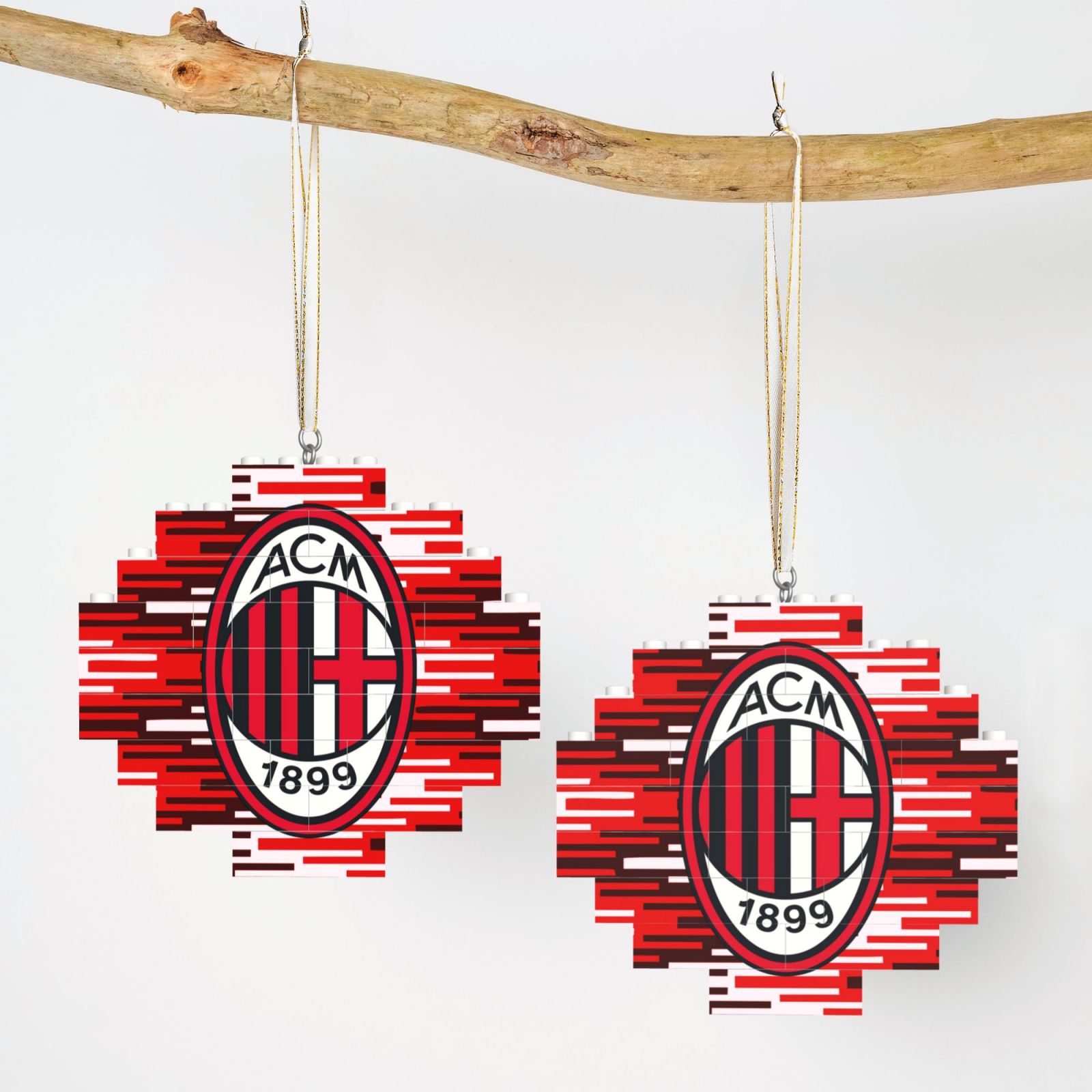 AC Milan Building Block Puzzle Ornament BBP2182 - Soccerfana