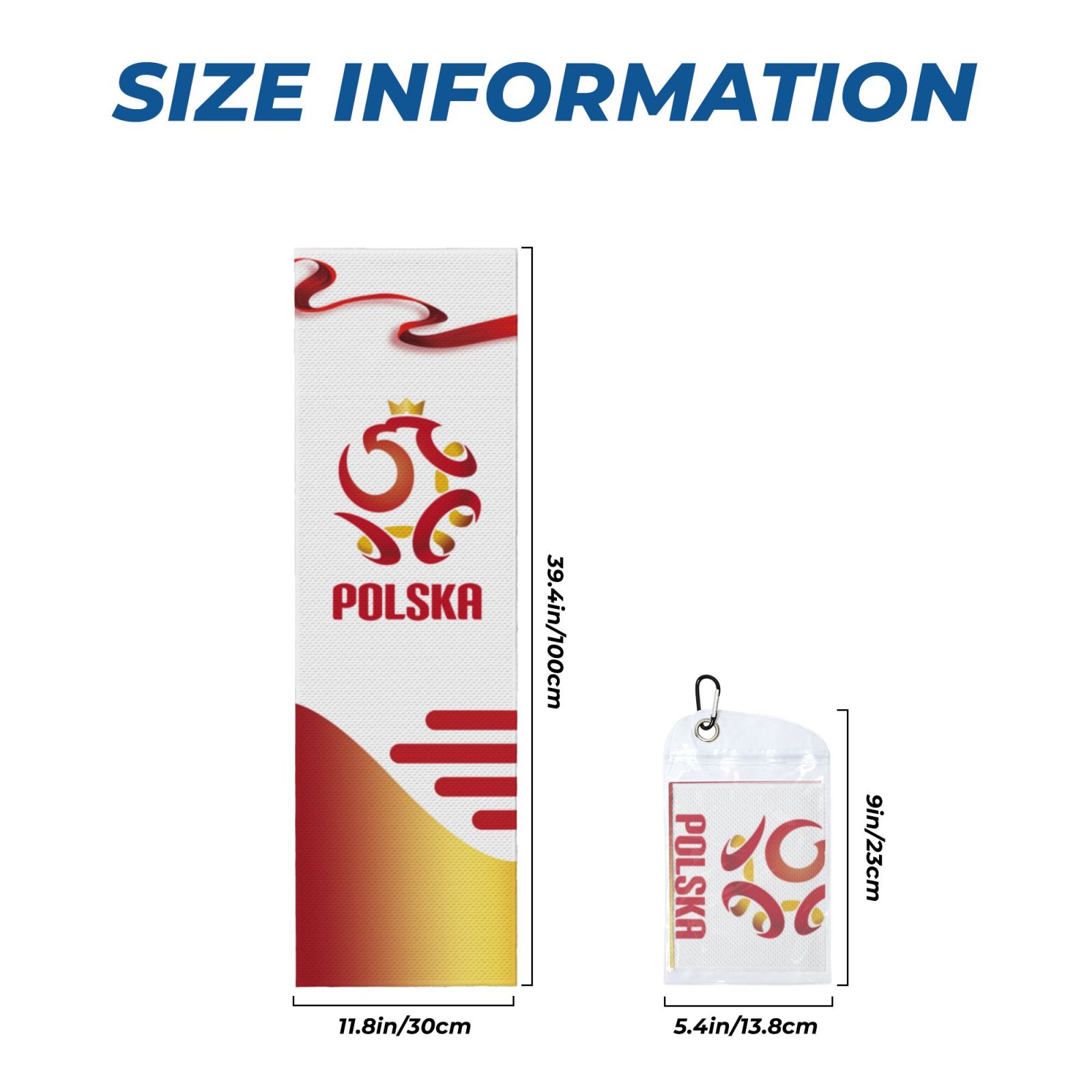 Poland Sports Towel CET2157 - Soccerfana